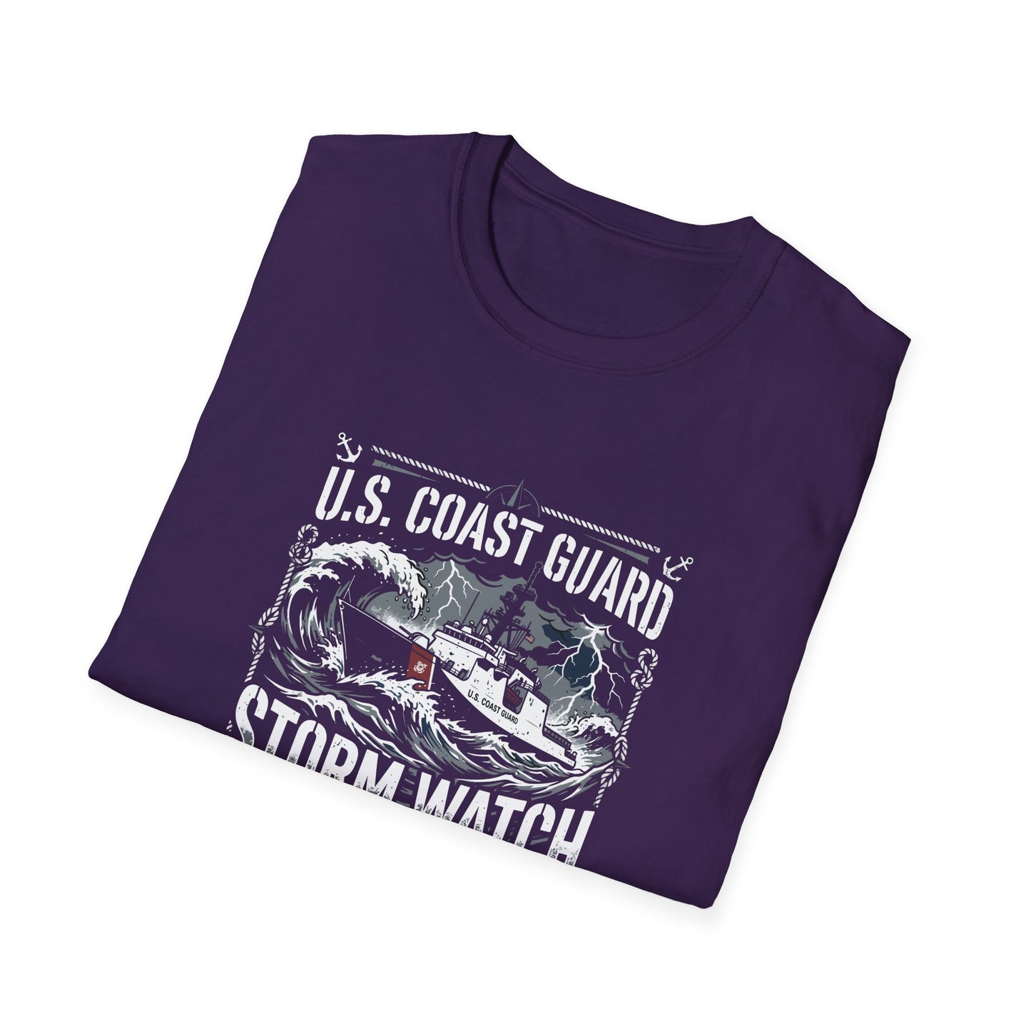 U.S. Coast Guard Storm Watch Semper Paratus T-Shirt