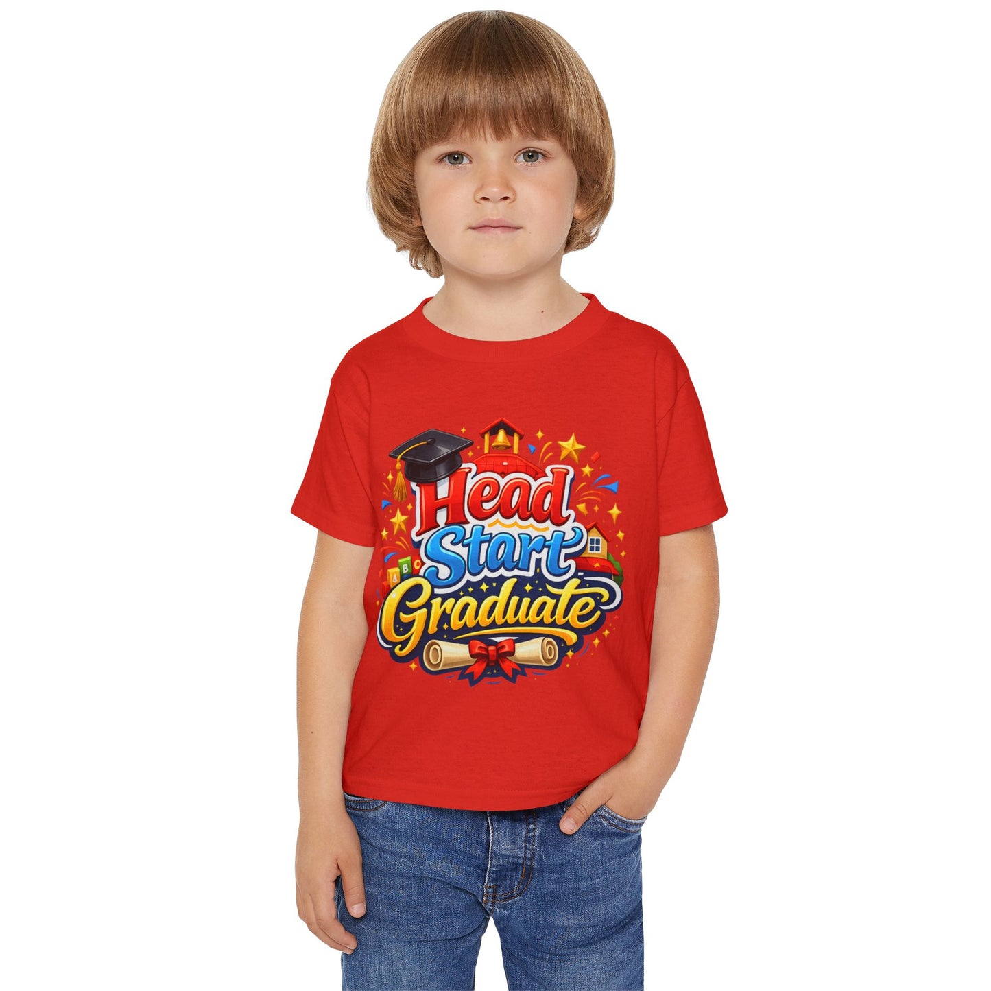 Toddler T-Shirt — "Head Start Graduate" Preschool Graduation Tee