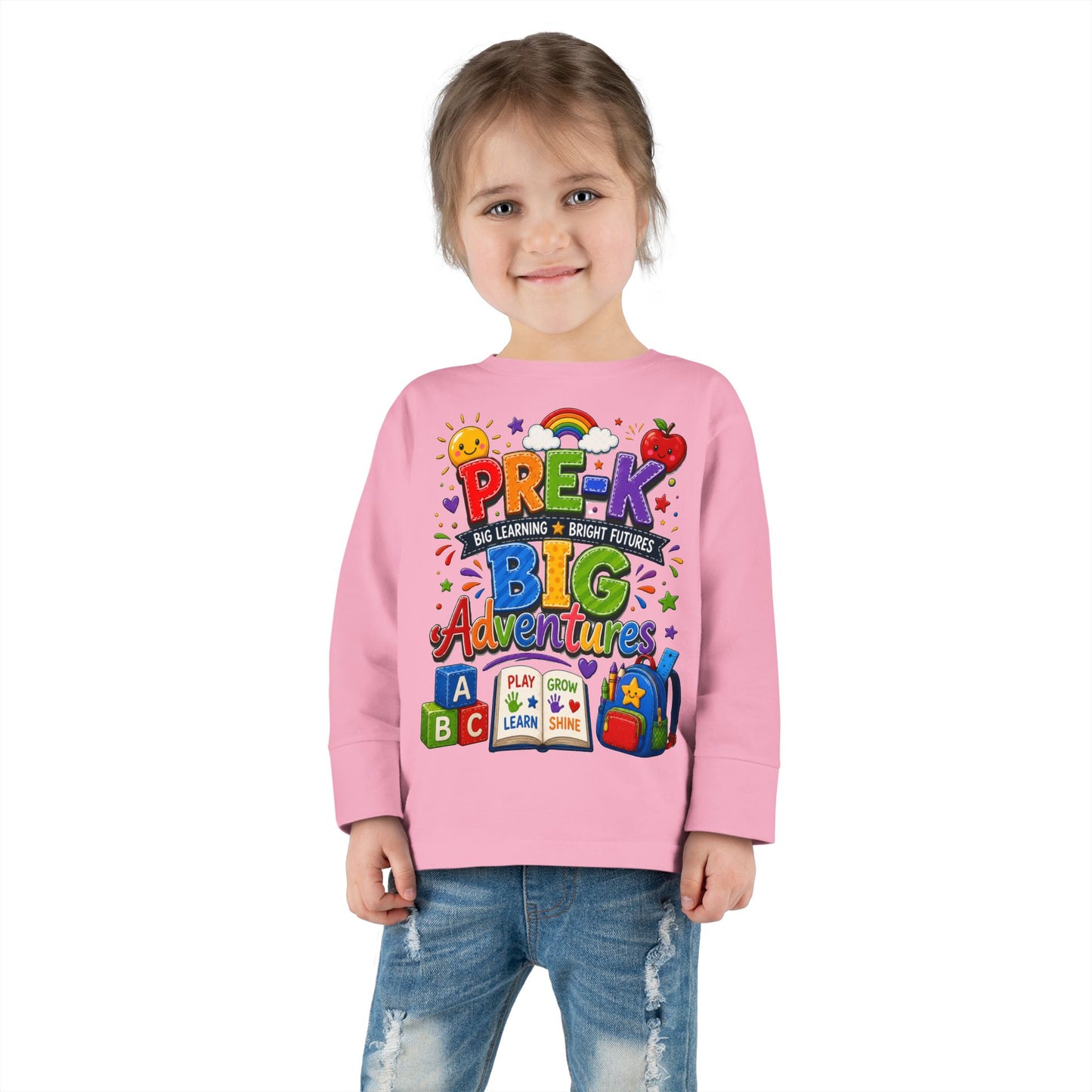 Pre-K Big Adventures Toddler Long Sleeve Tee