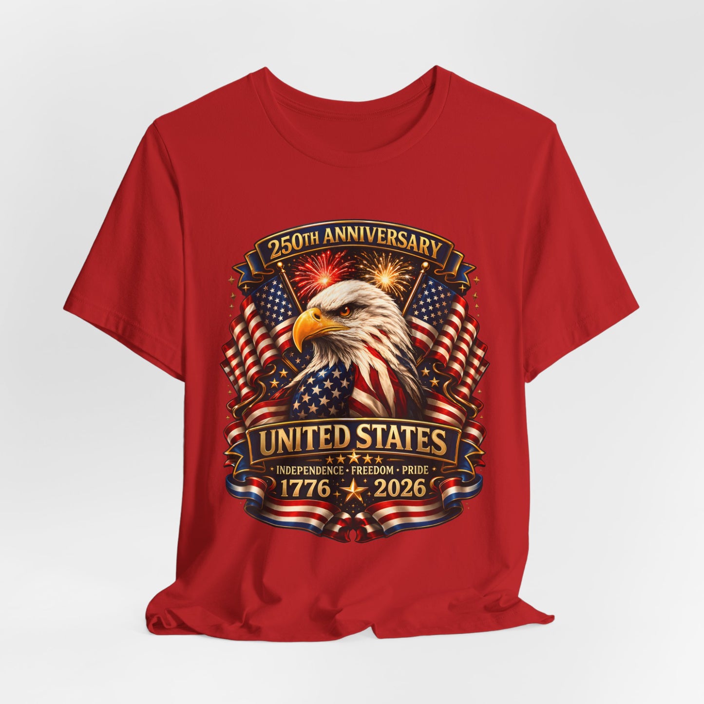 1776–2026 United States 250th Anniversary Eagle T-Shirt