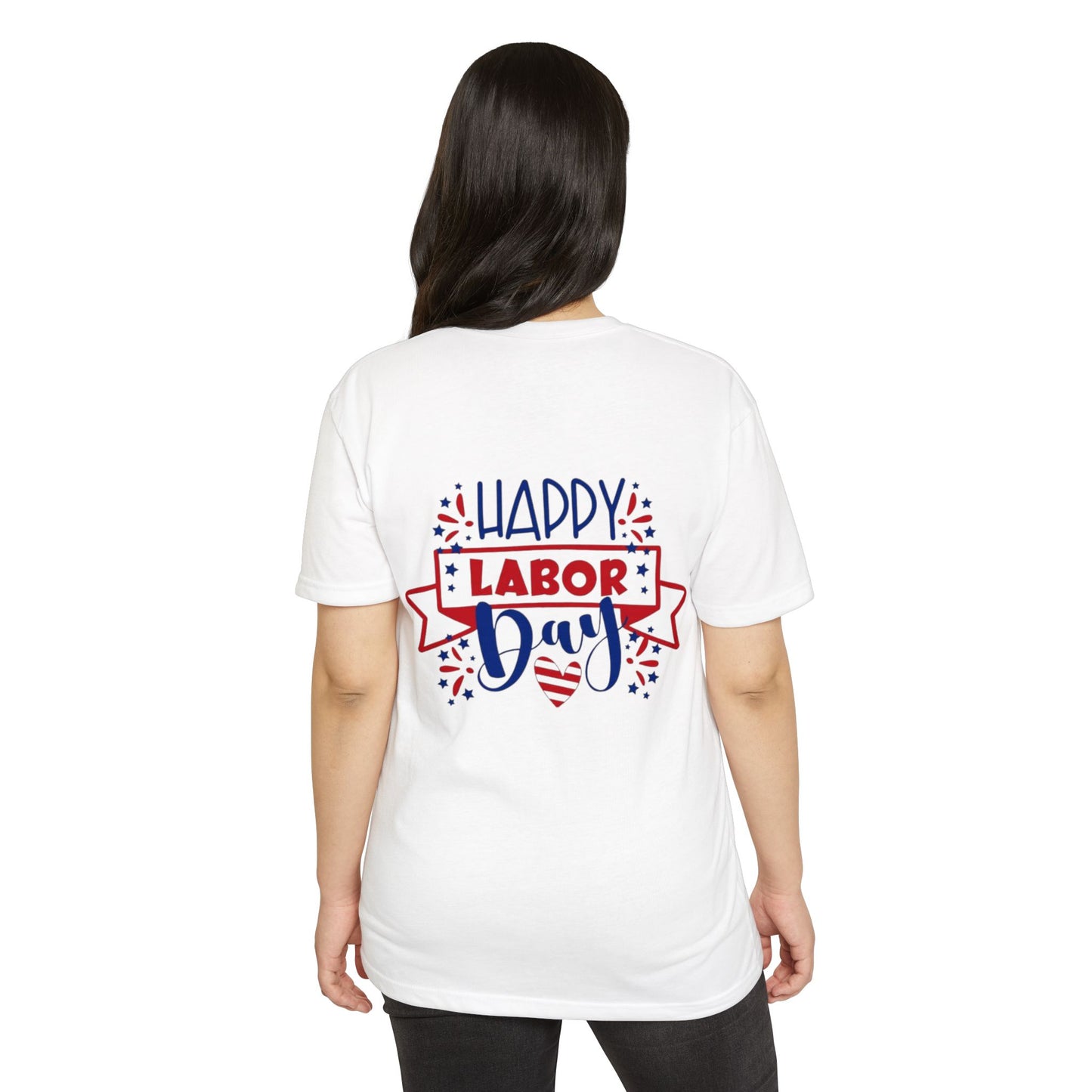 Labor Day T-Shirt - "Happy Labor Day" Patriotic Graphic Tee