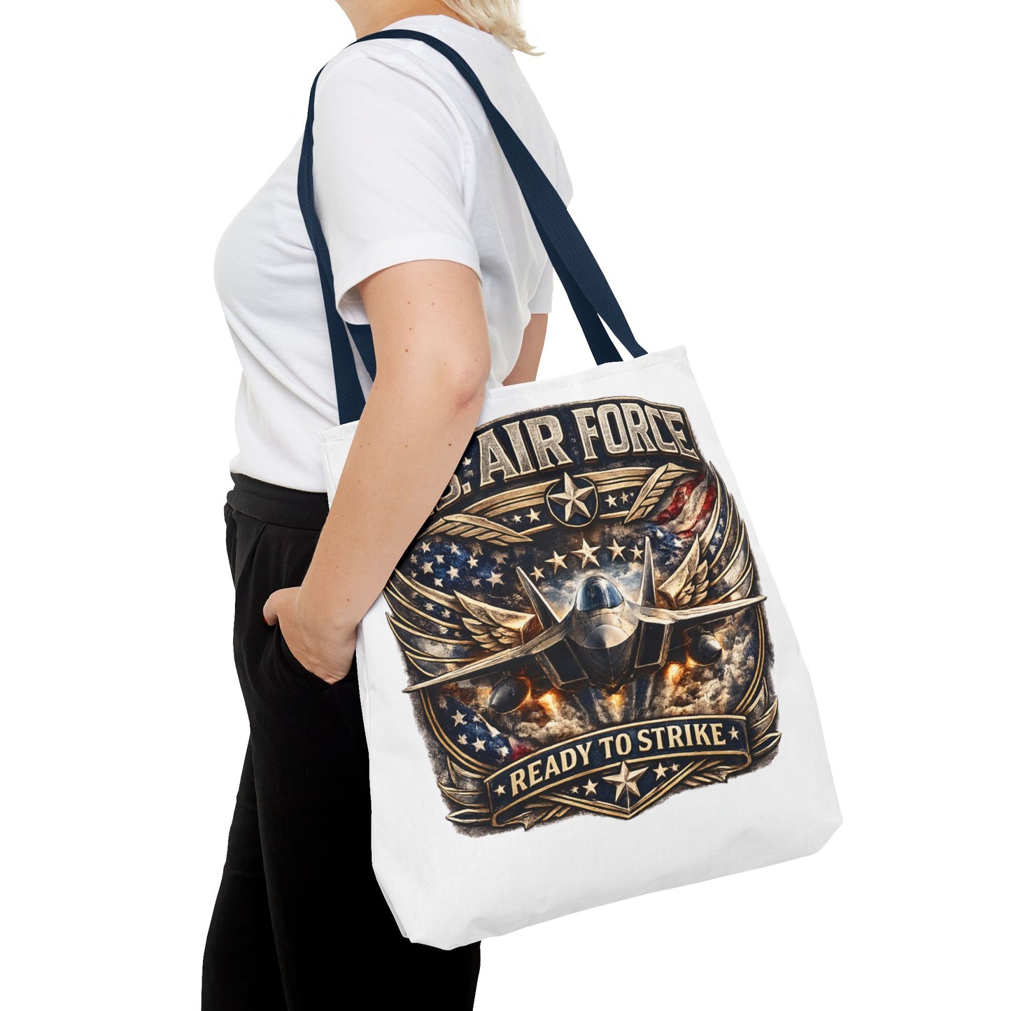 U.S. Air Force "Ready to Strike" Tote Bag