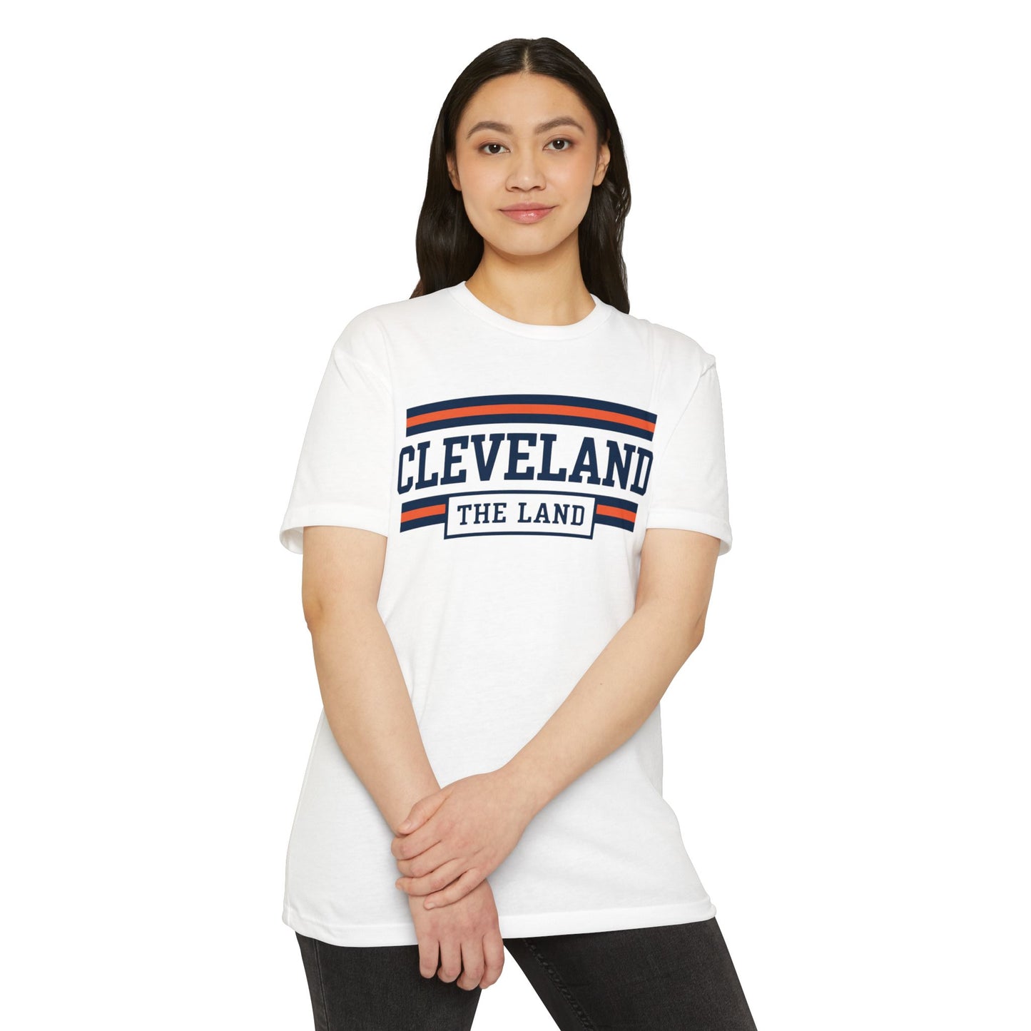 Cleveland "The Land" Retro Striped Tee