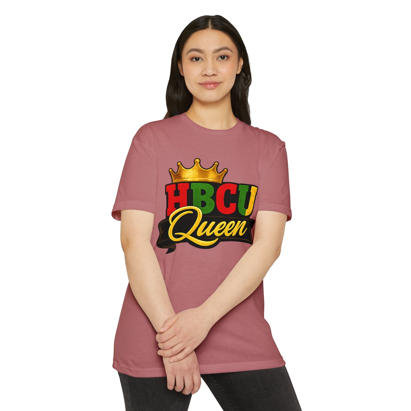 HBCU Queen T-Shirt — Retro Crown Black History Tee for College Pride