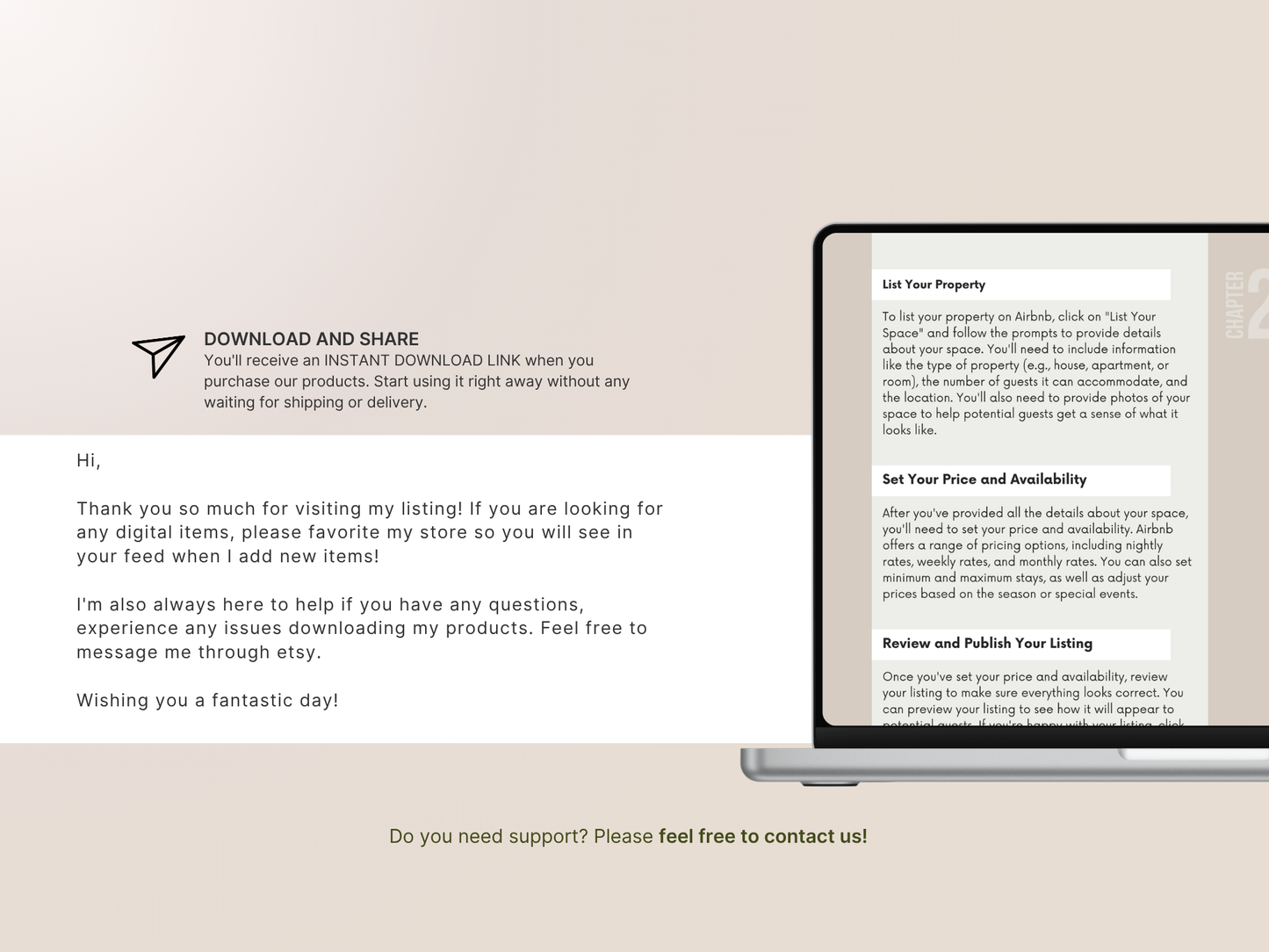 Airbnb Welcome Book | Editable Guest Information & House Manual Template