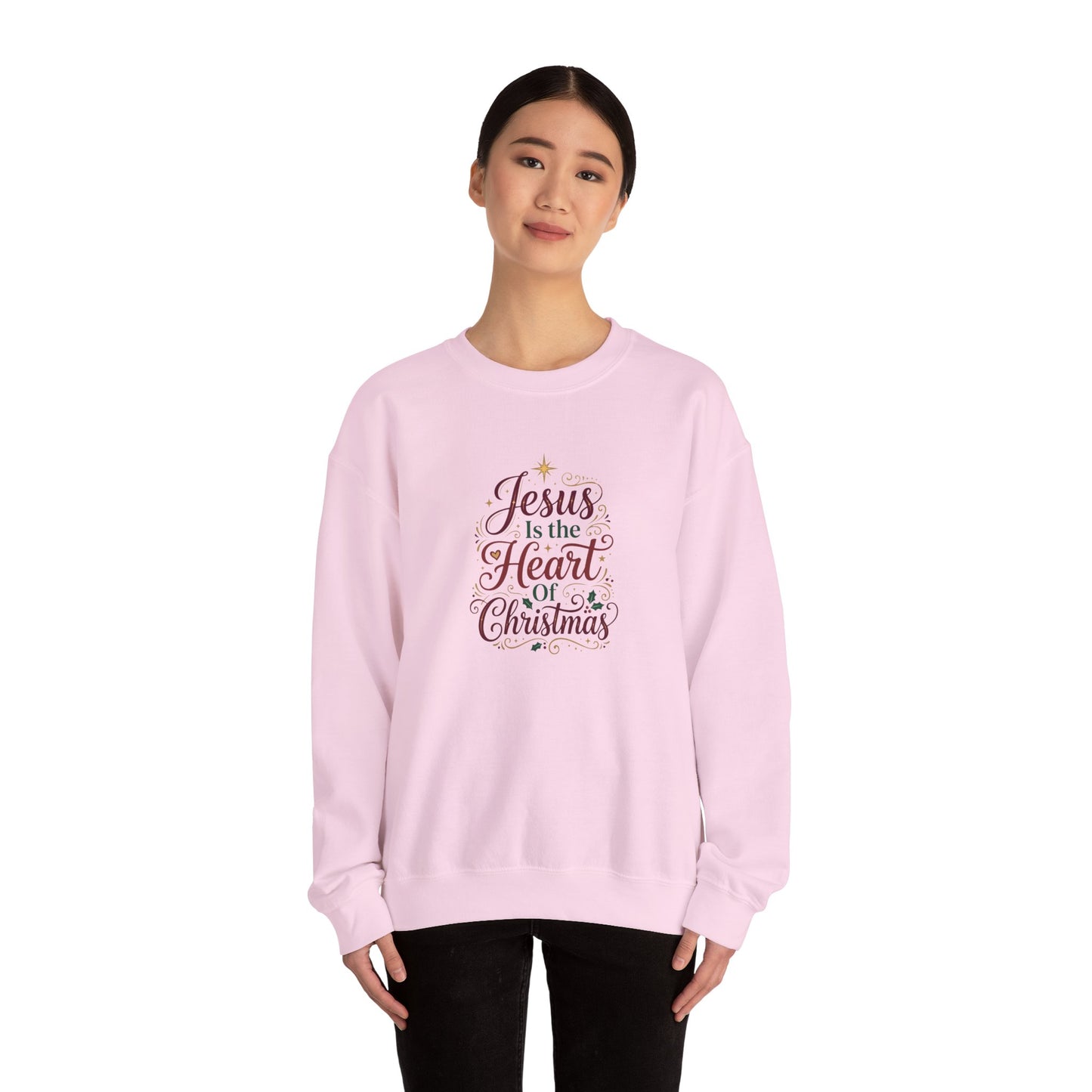 Jesus Is the Heart of Christmas Sweatshirt