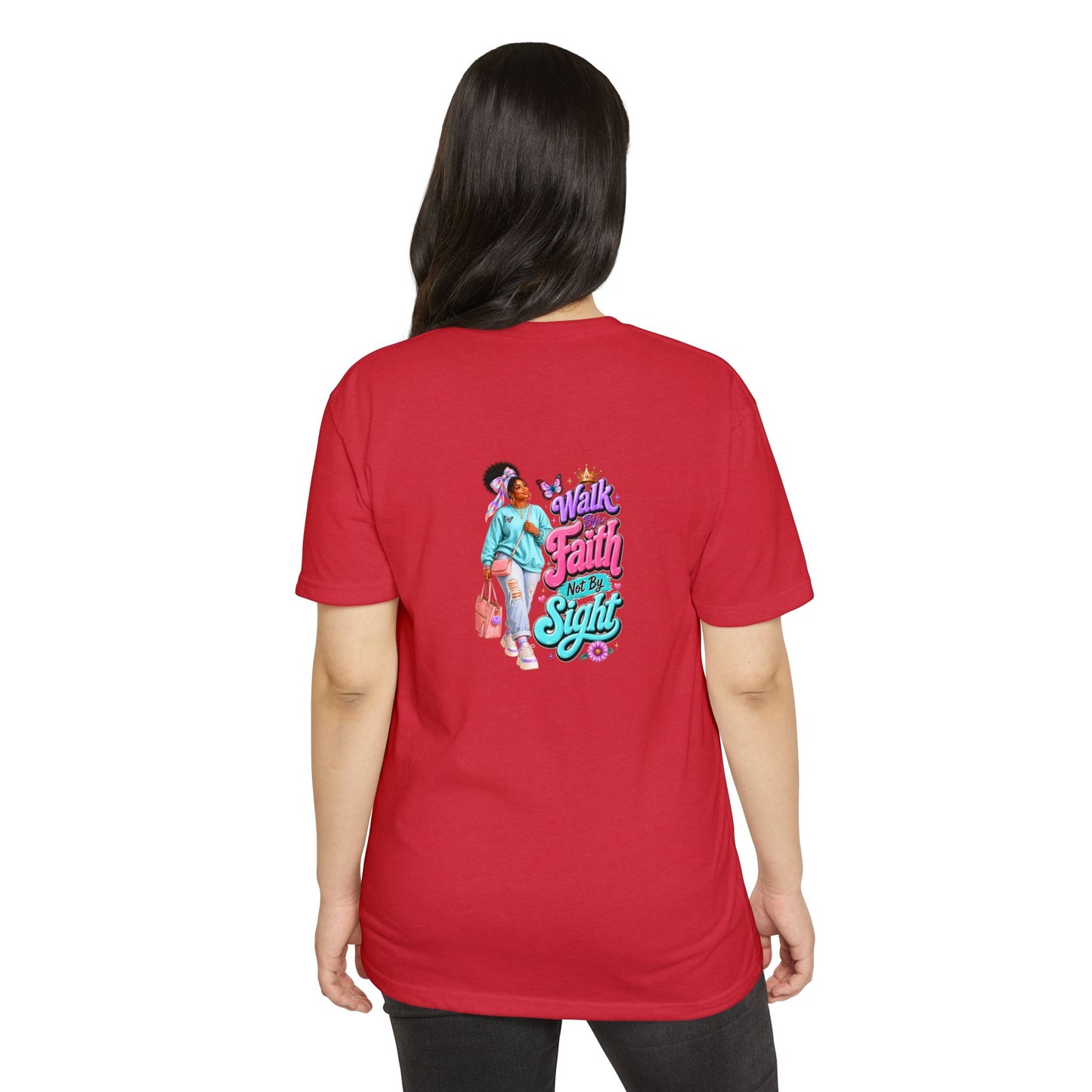 Faith Graphic T-Shirt — “Walk by Faith, Not by Sight” Inspirational Tee