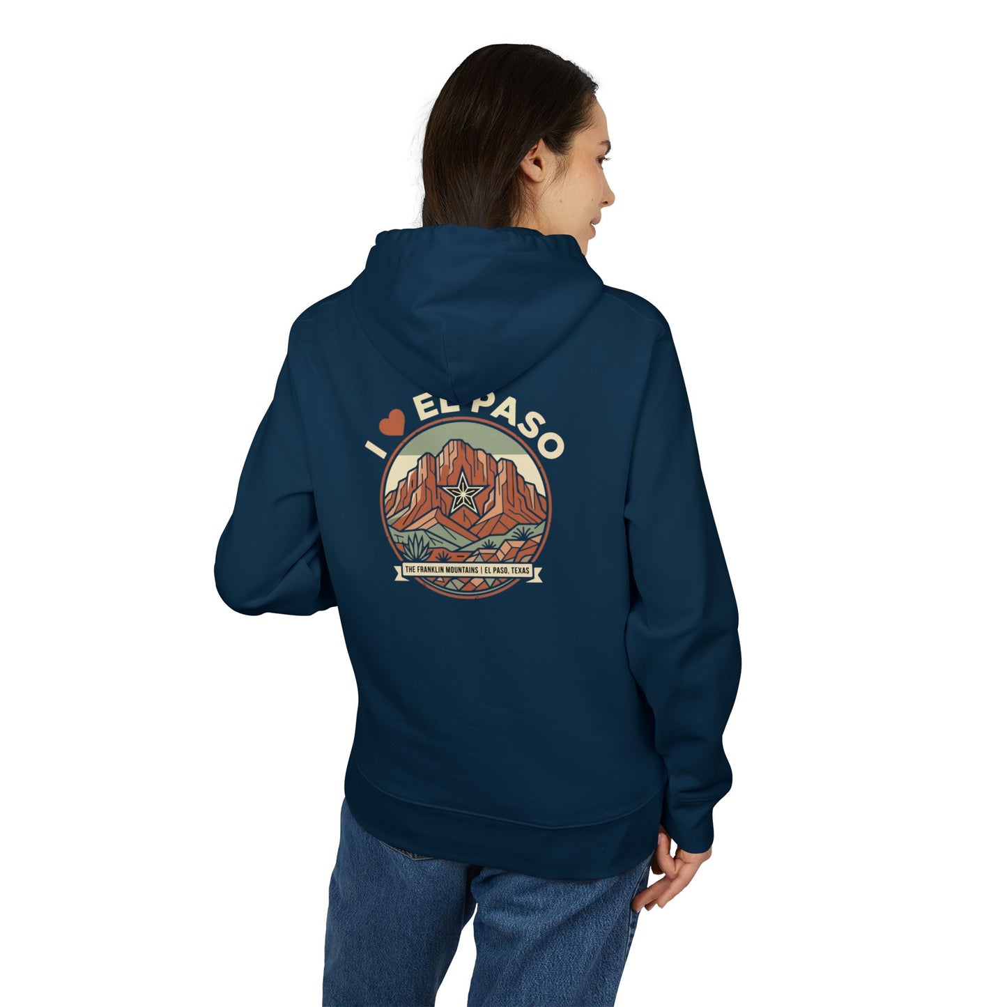 El Paso Hoodie – 'I El Paso' Vintage Desert Graphic Pullover