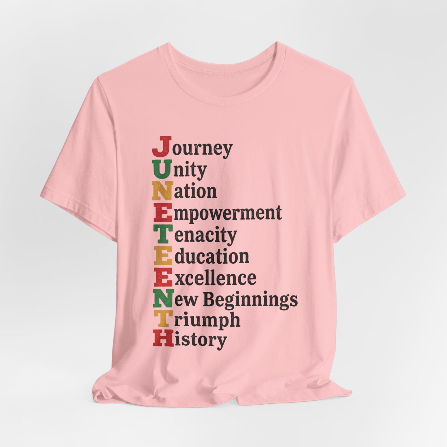 Juneteenth Acrostic T-Shirt — Journey, Unity, Empowerment Tee
