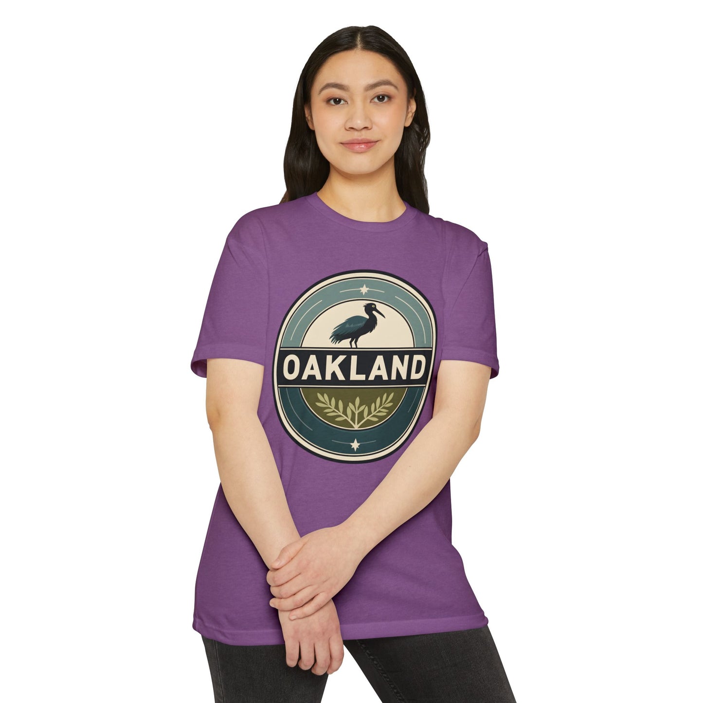 Oakland / Oklahoma City Vintage City Badge T-Shirt