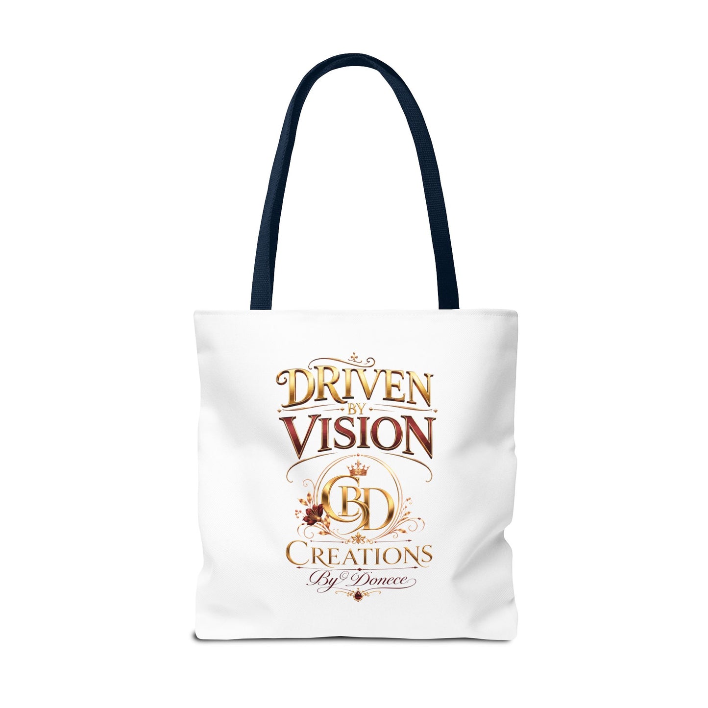 Driven by Vision Tote Bag — Branded BD Creations All-Over Print Tote