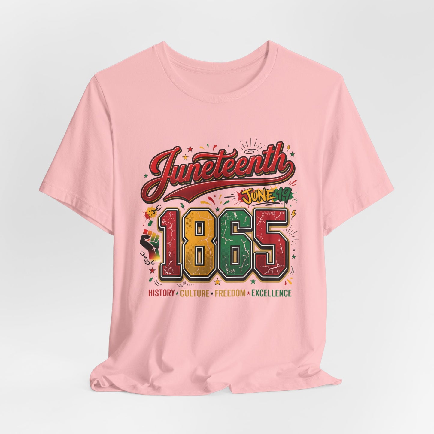 Juneteenth 1865 Celebration Tee — History • Culture • Freedom Graphic T-Shirt