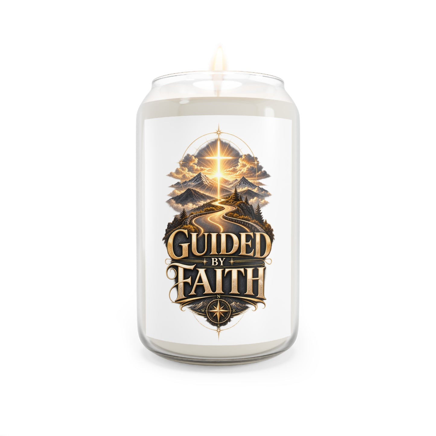 Guided by Faith Scented Soy Candle — 13.75 oz Inspirational Christian Gift