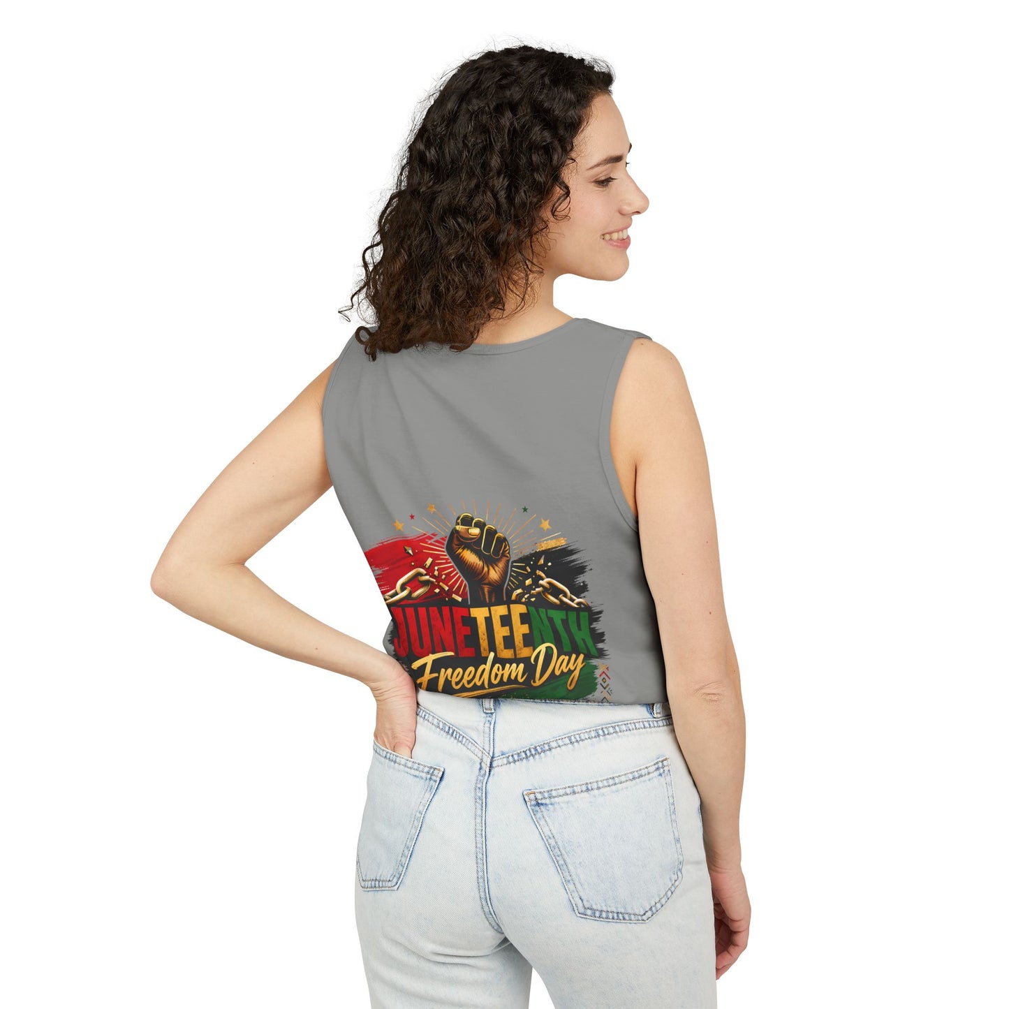 Juneteenth Freedom Day Tank Top — Celebrating Freedom Graphic
