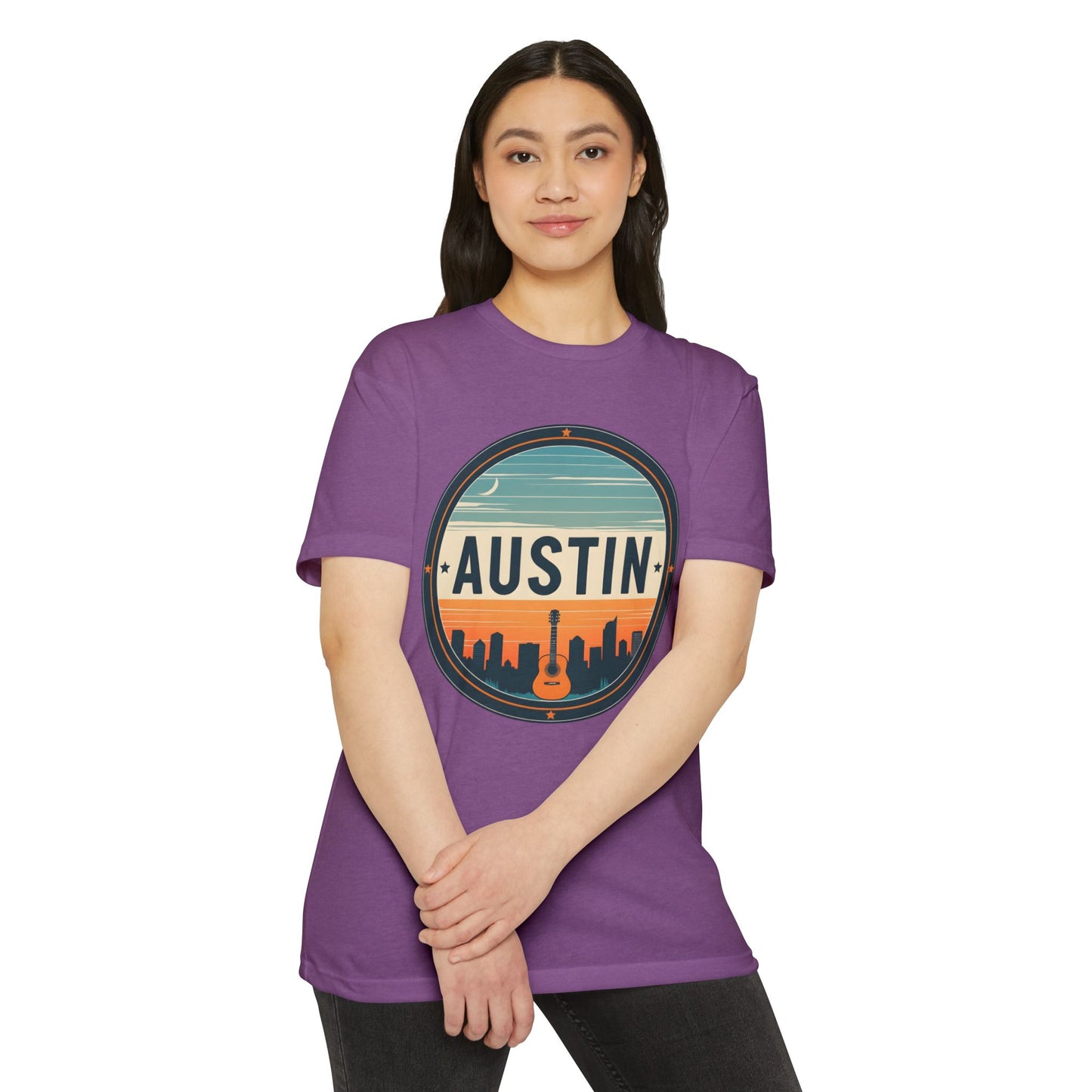 Austin Skyline Guitar T-Shirt