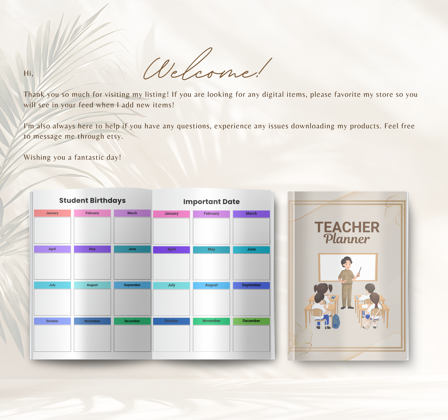 Teacher Planner | Lesson Planning & Classroom Organization PDF