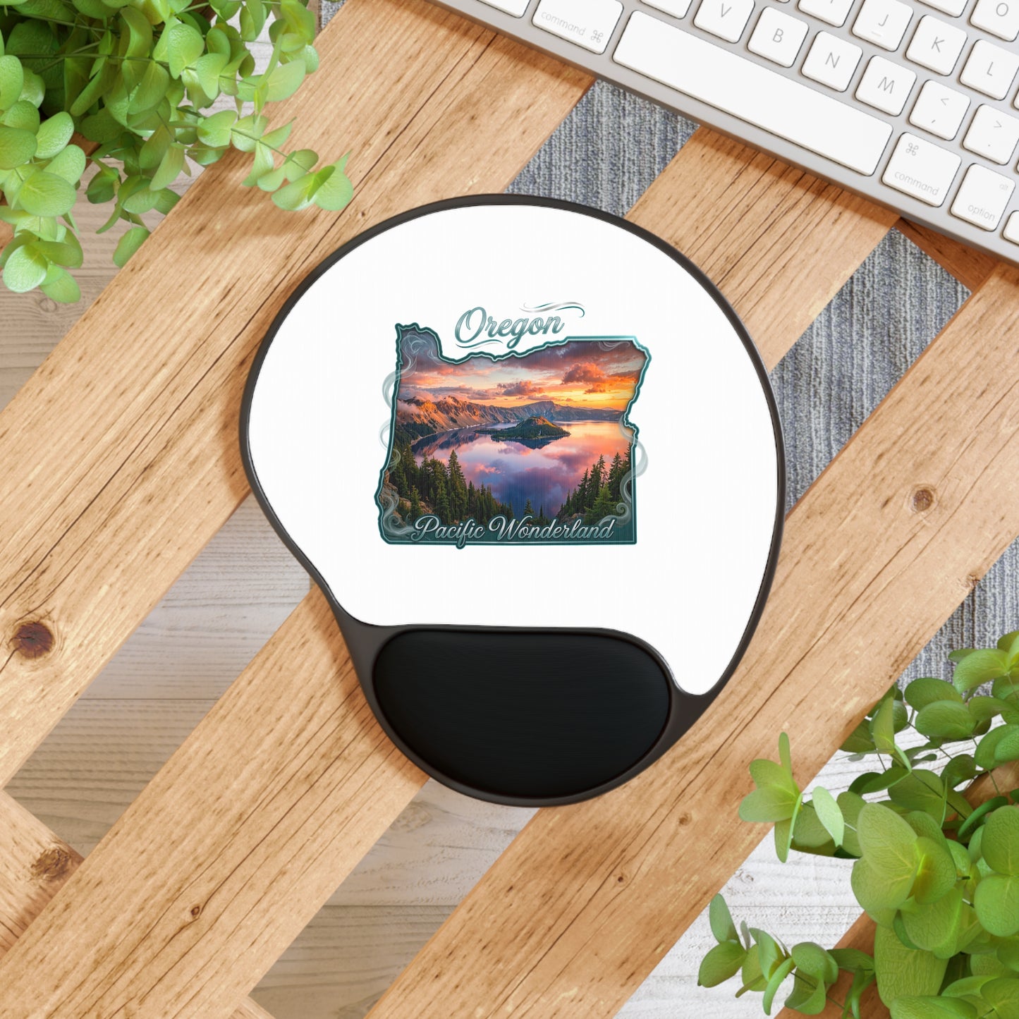 Mouse Pad With Wrist Rest