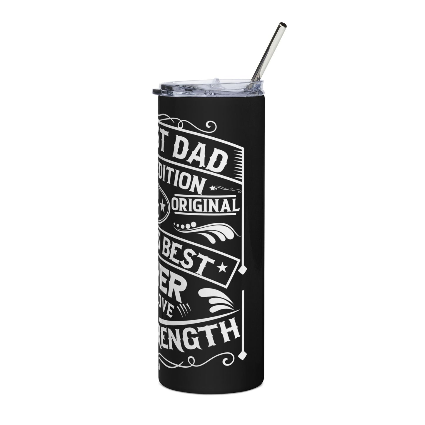World's Best Father 20oz Stainless Tumbler – No.1 Dad Travel Cup