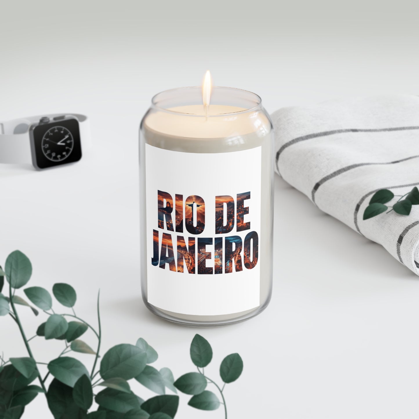 Rio de Janeiro Scented Soy Candle — 13.75 oz Tropical Beach Fragrance