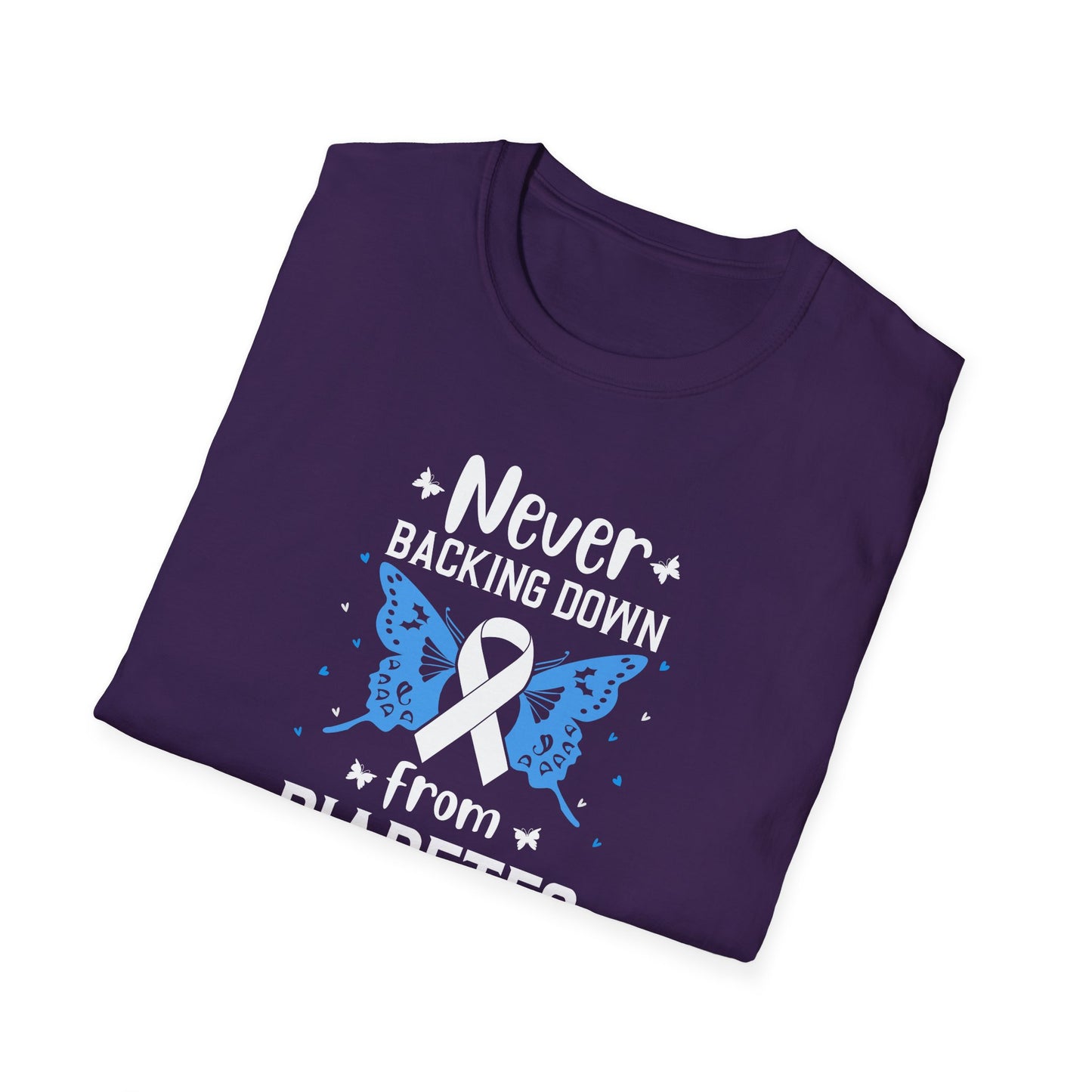 "Never Backing Down from Diabetes" T-Shirt
