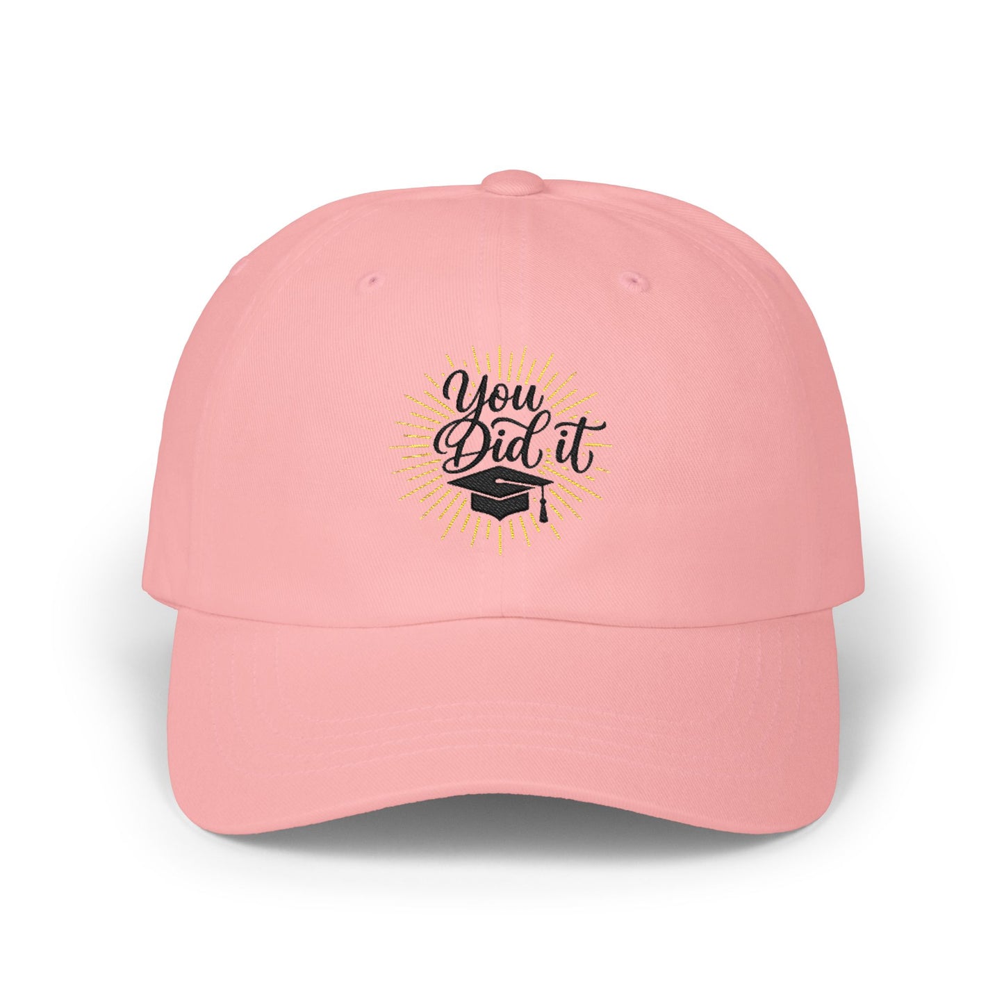 You Did It Graduation Dad Cap — Embroidered Congrats Graduate Hat