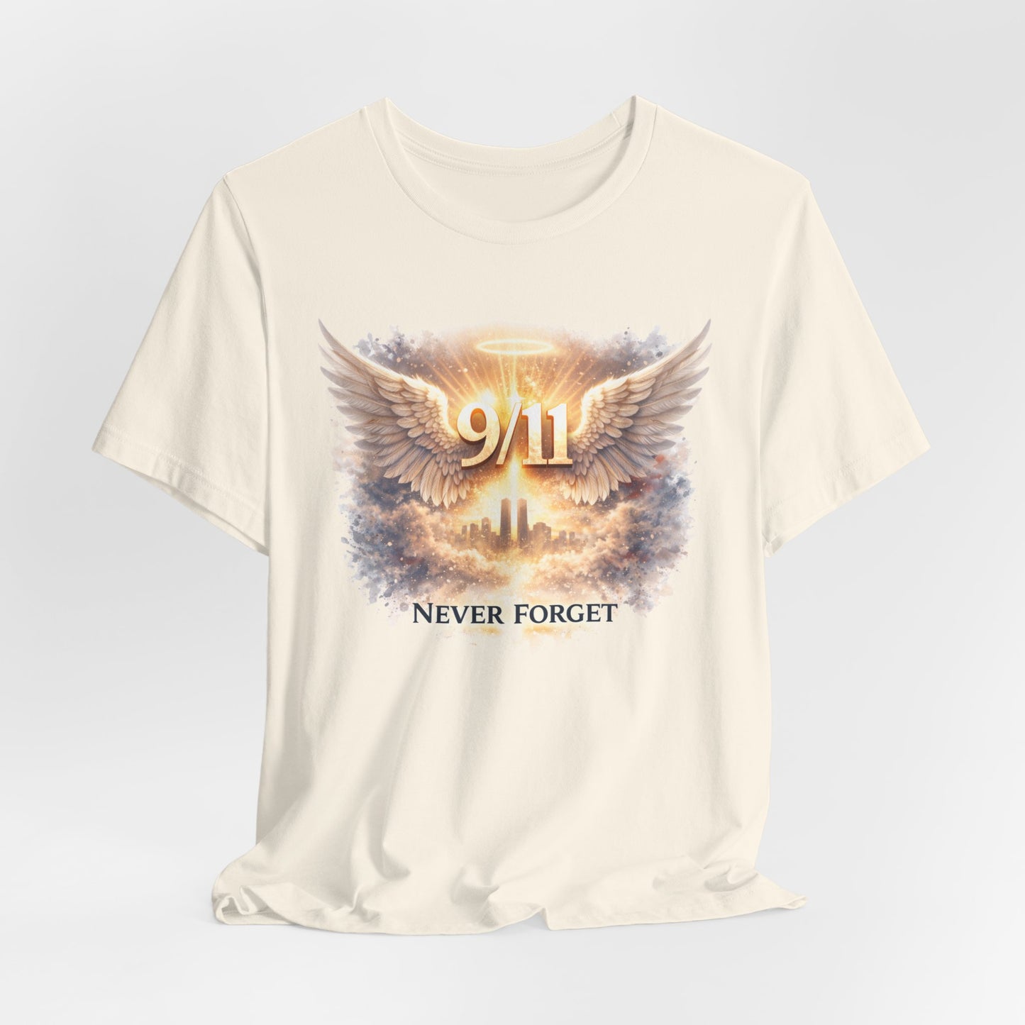 9/11 Never Forget T-Shirt — Memorial Tribute Tee
