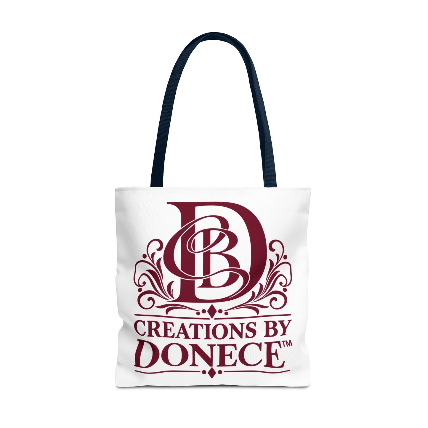 Tote Bag — Creations by Donece Logo Tote (Branded Monogram, Everyday Carry)