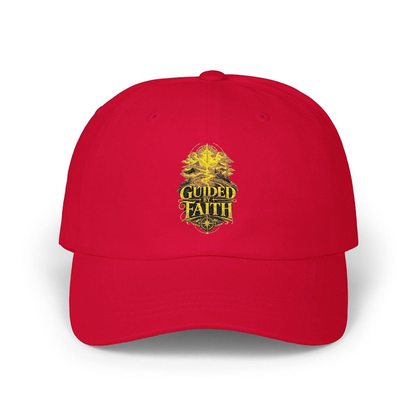 Dad Cap - "Guided Faith" Embroidered Baseball Hat