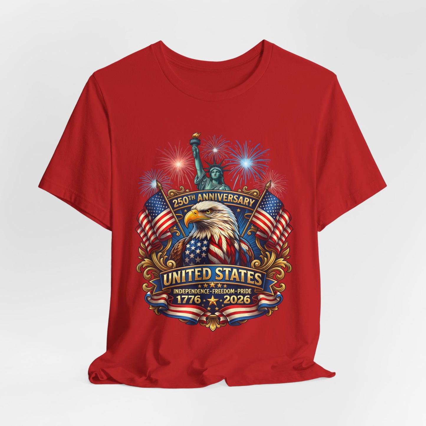 250th Anniversary United States Eagle T-Shirt – 1776–2026 Patriotic Tee