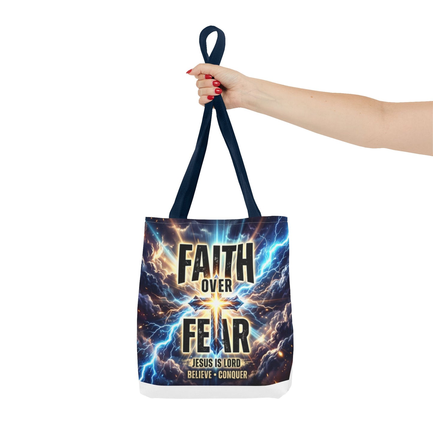 Faith Over Fear Tote Bag