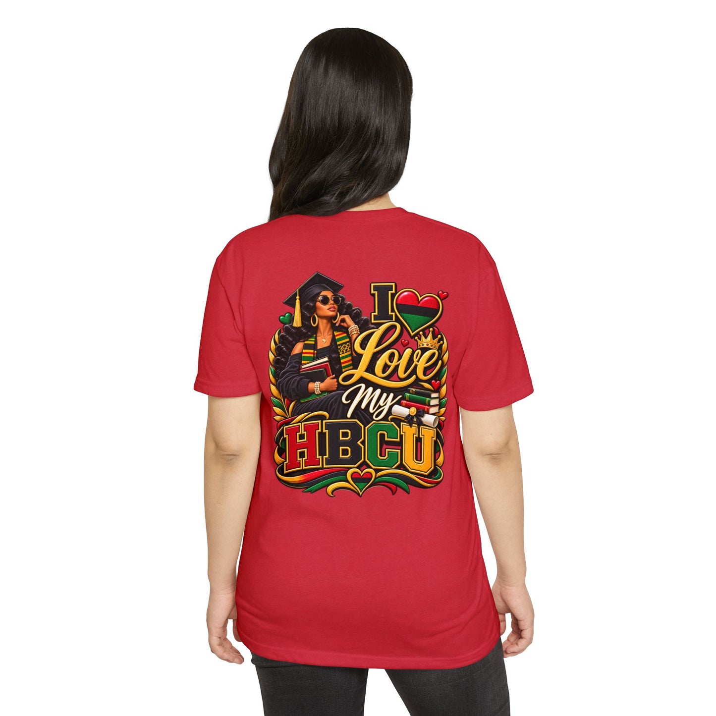 I Love My HBCU T-Shirt — Black Graduate Pride Graphic Tee