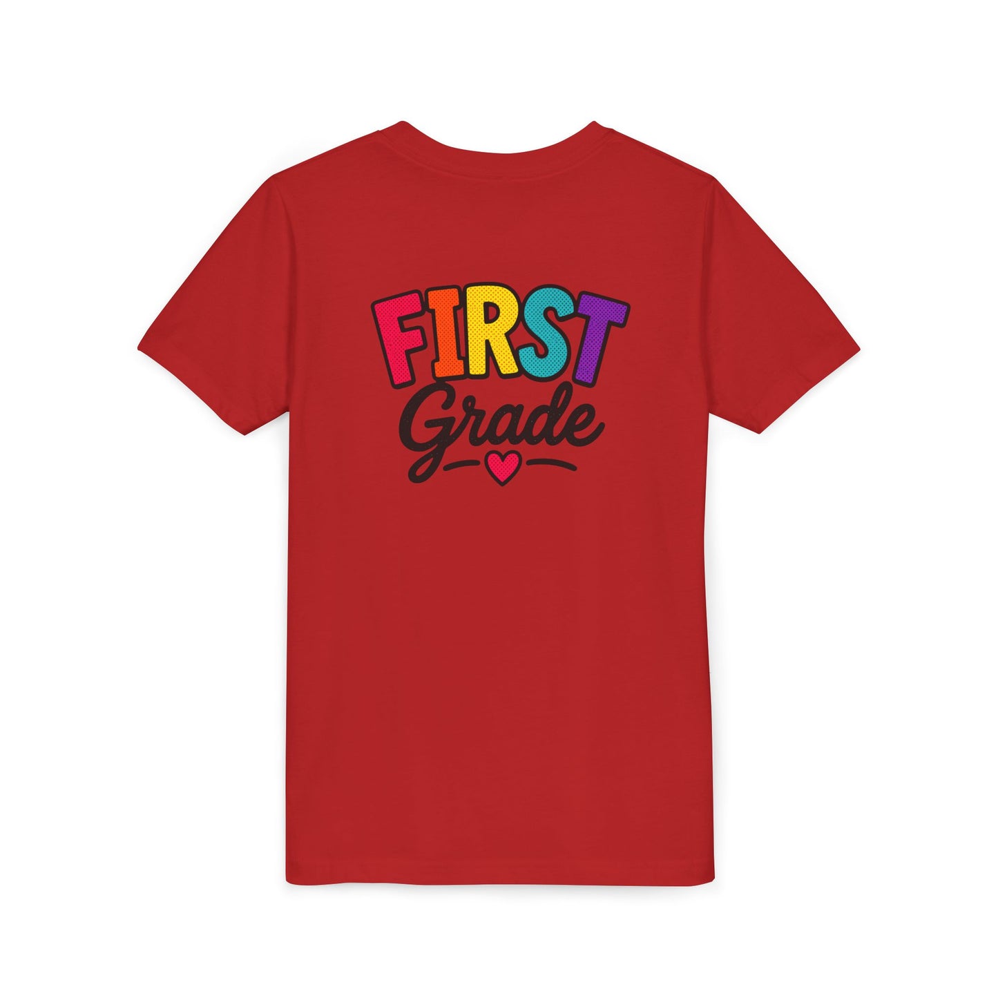 First Grade Youth T‑Shirt — Colorful Back-to-School Tee