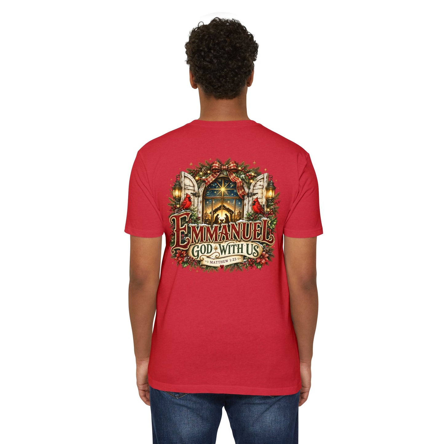 Emmanuel "God With Us" Christmas T-Shirt