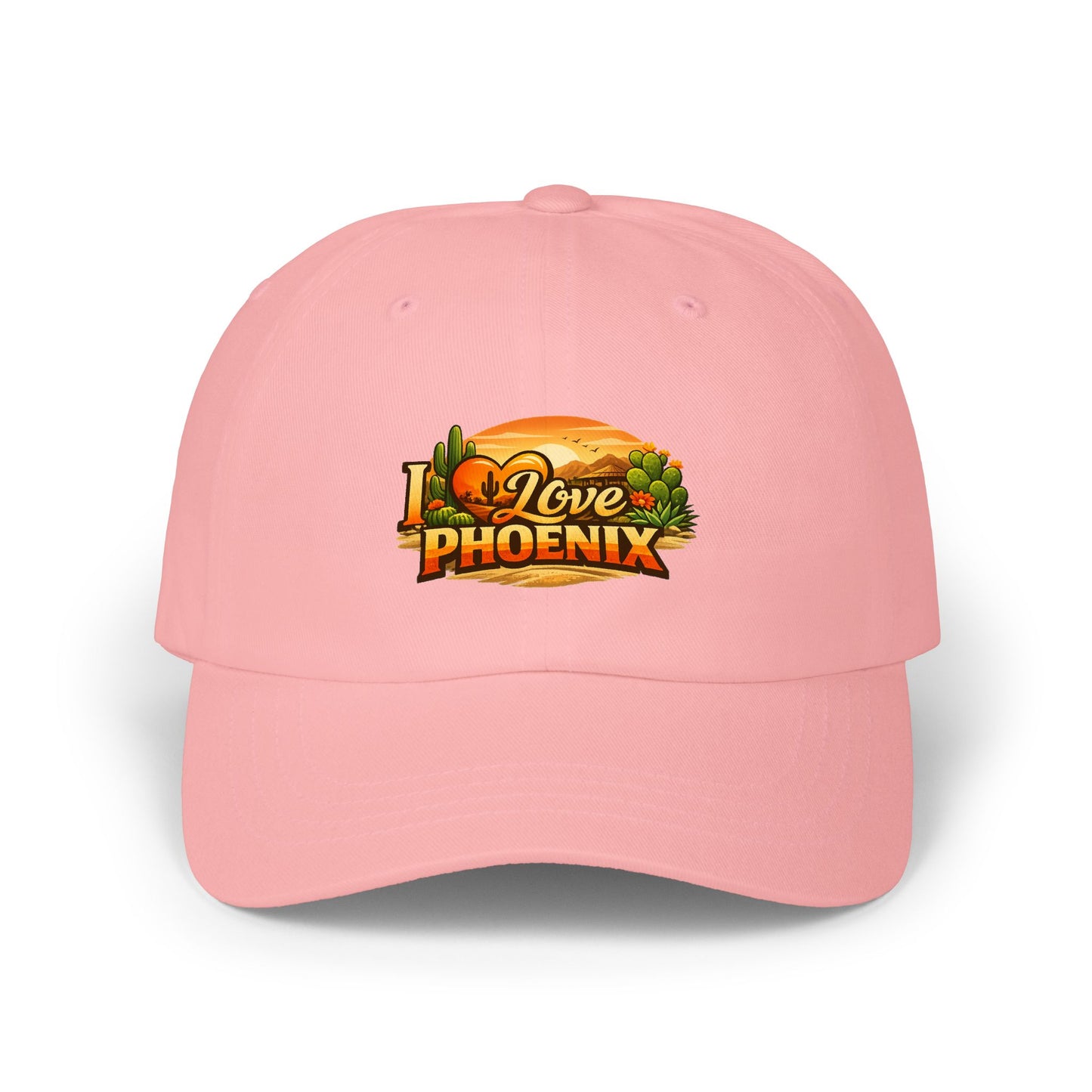 Dad Cap — I Love Phoenix Sunset Embroidered Hat