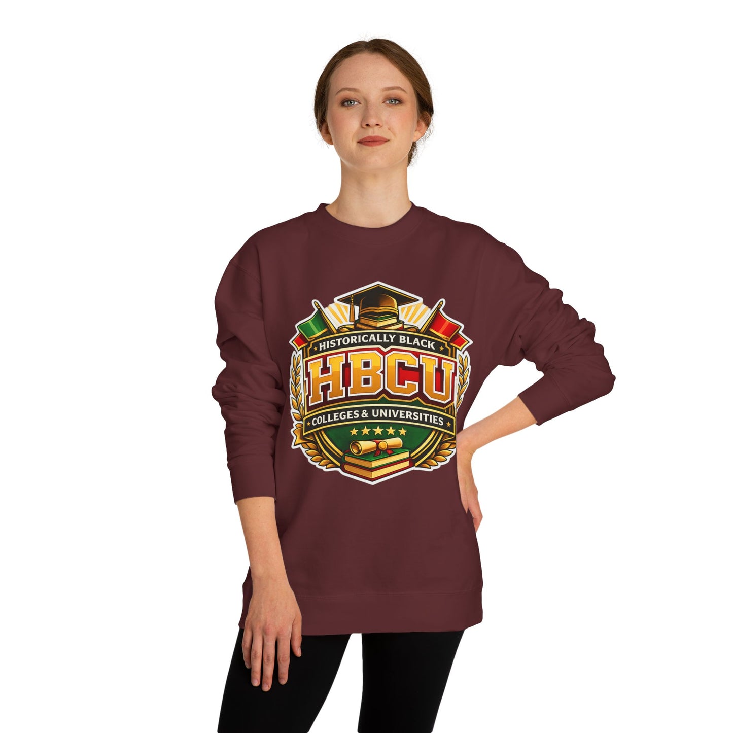HBCU Crest Sweatshirt — Historically Black Colleges & Universities Crewneck