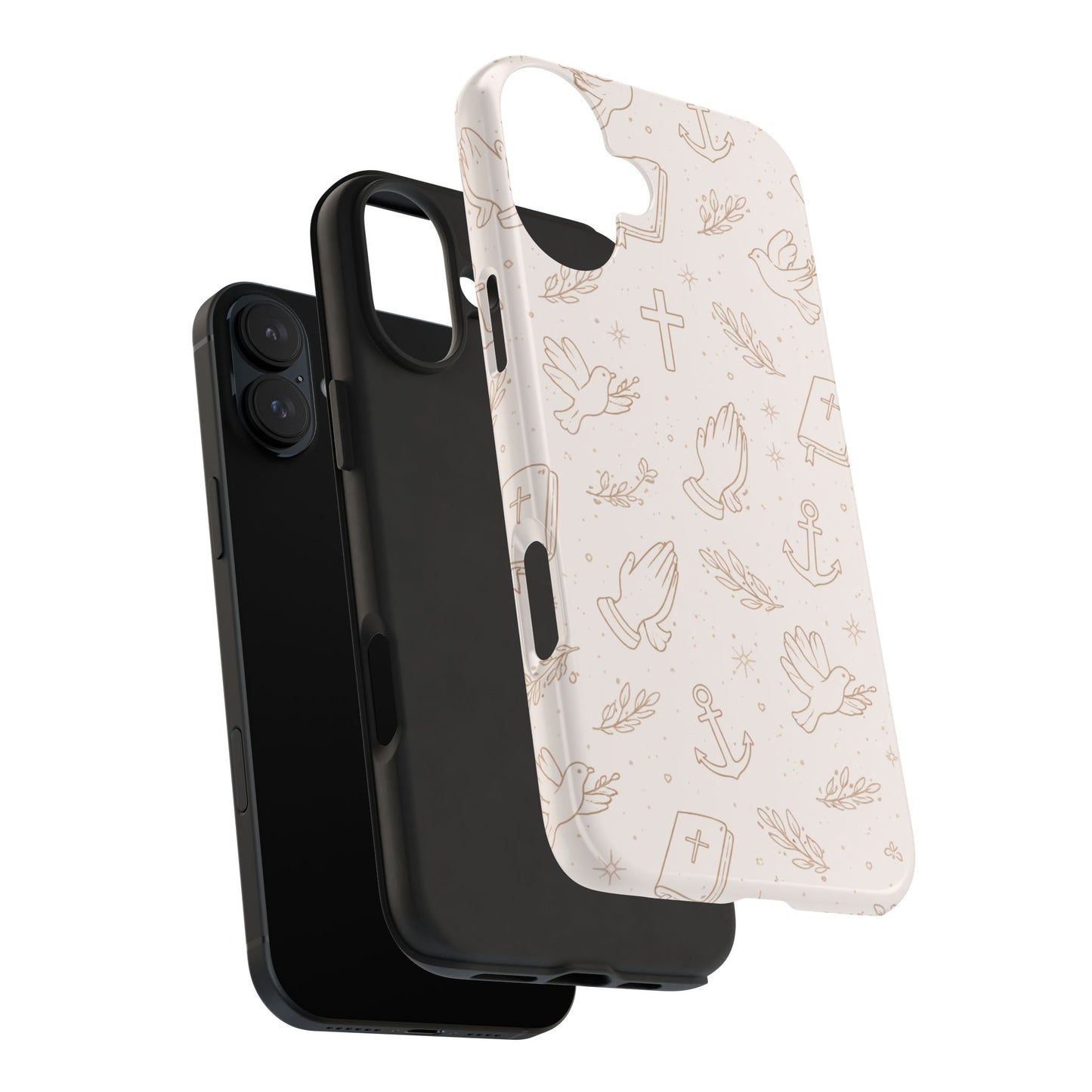 Symbols of Grace Phone Case | Christian Floral iPhone Case