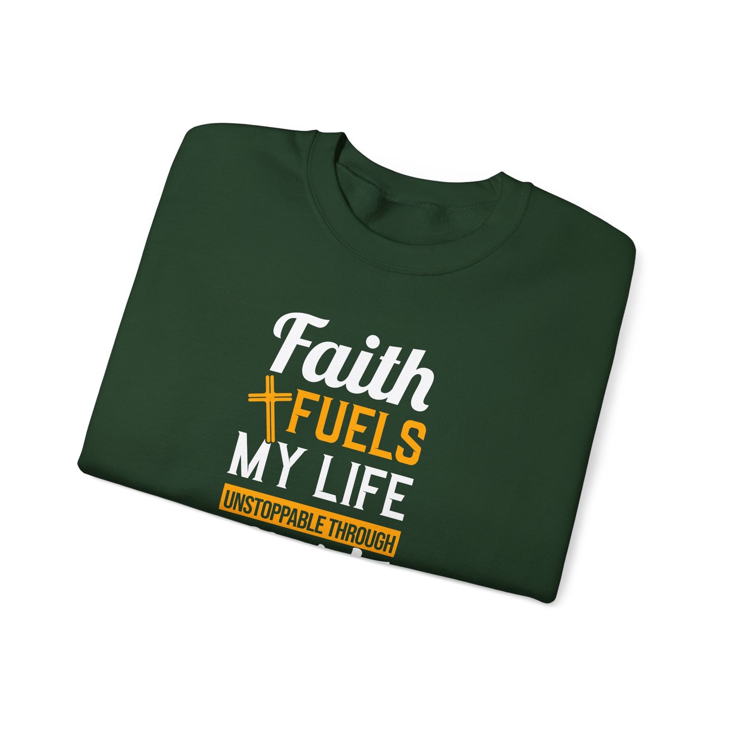 Faith Fuels My Life Christ Sweatshirt