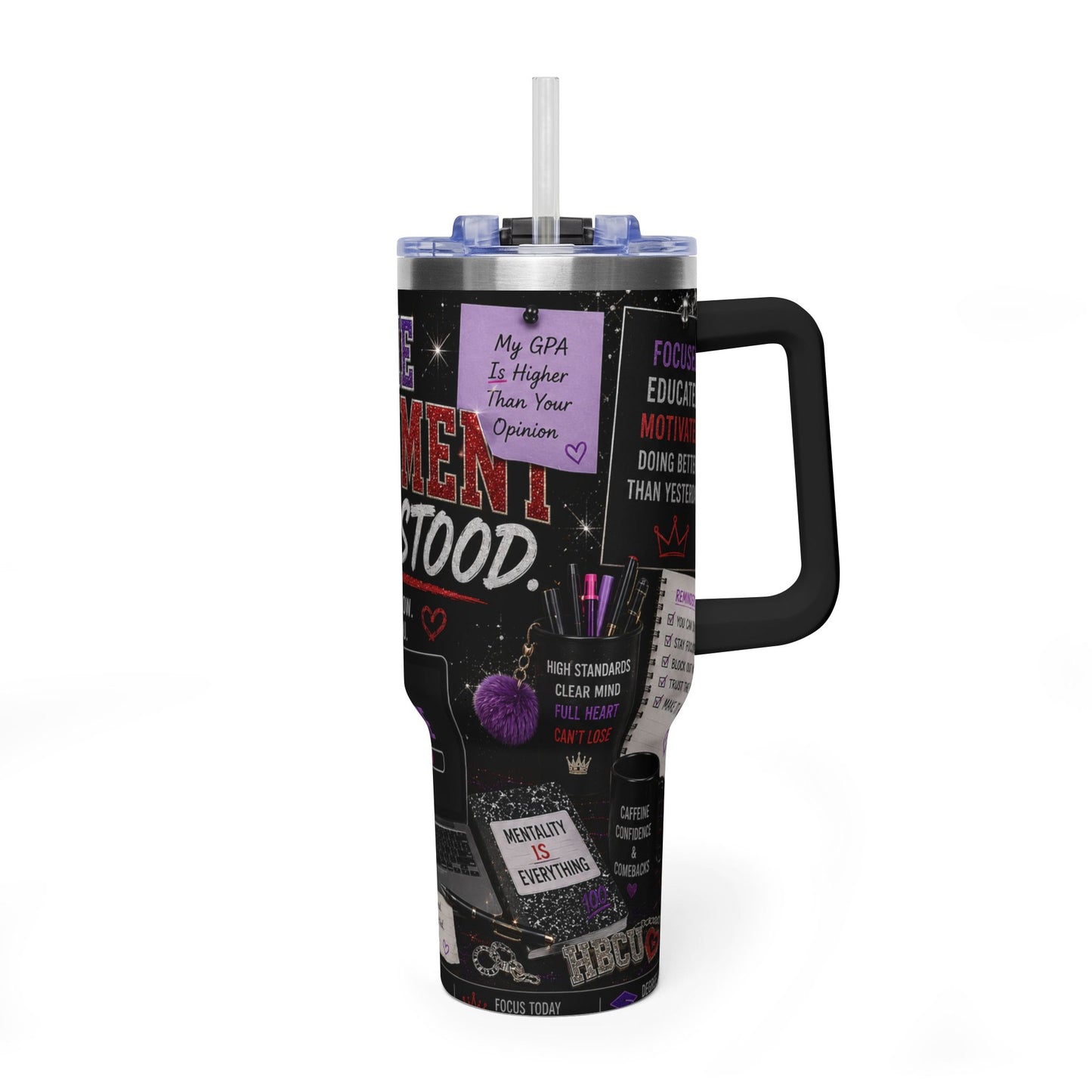 HBCU Assignment Understood 40oz Vacuum Tumbler