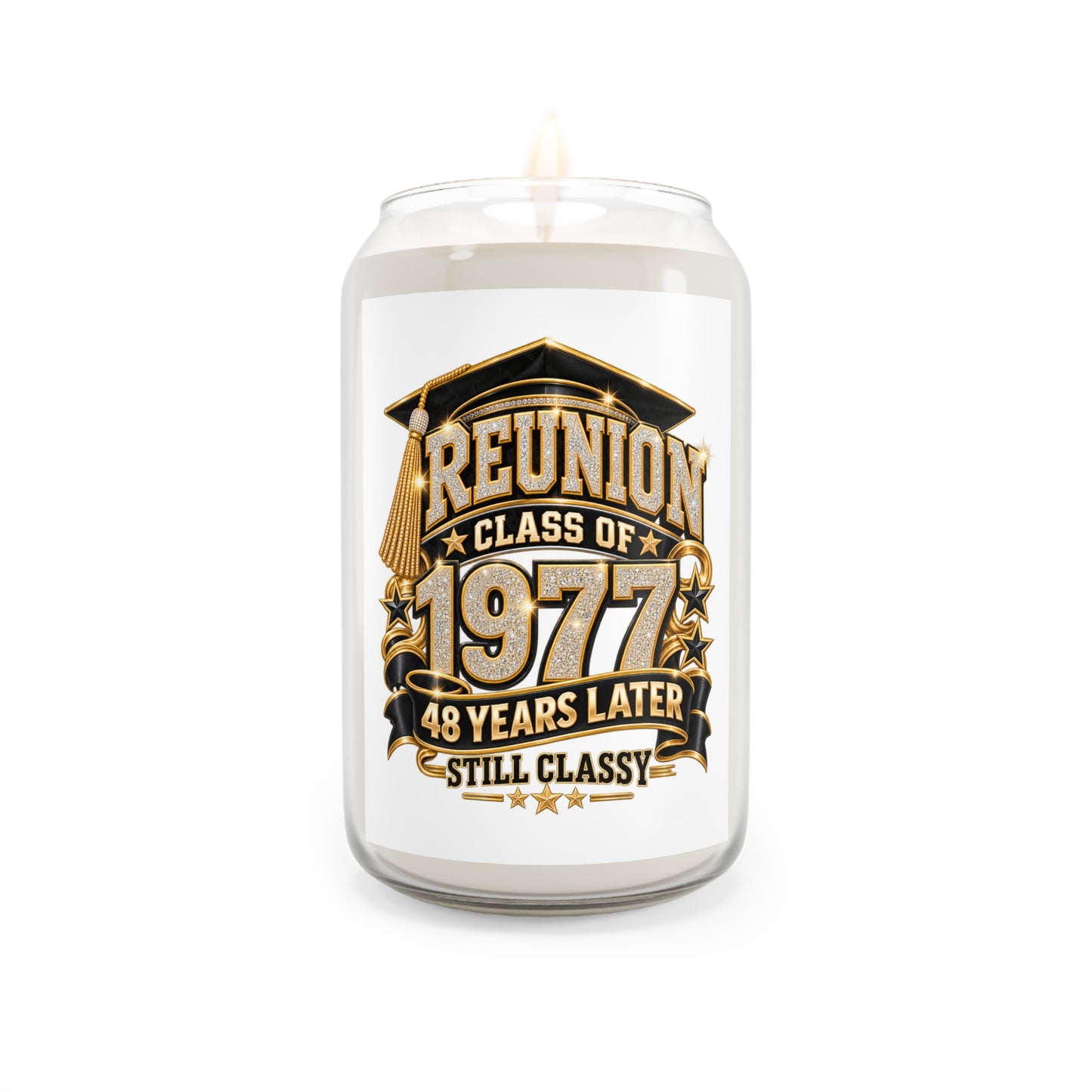 1977 Class Reunion Soy Candle — "Still Classy" 48 Year Anniversary