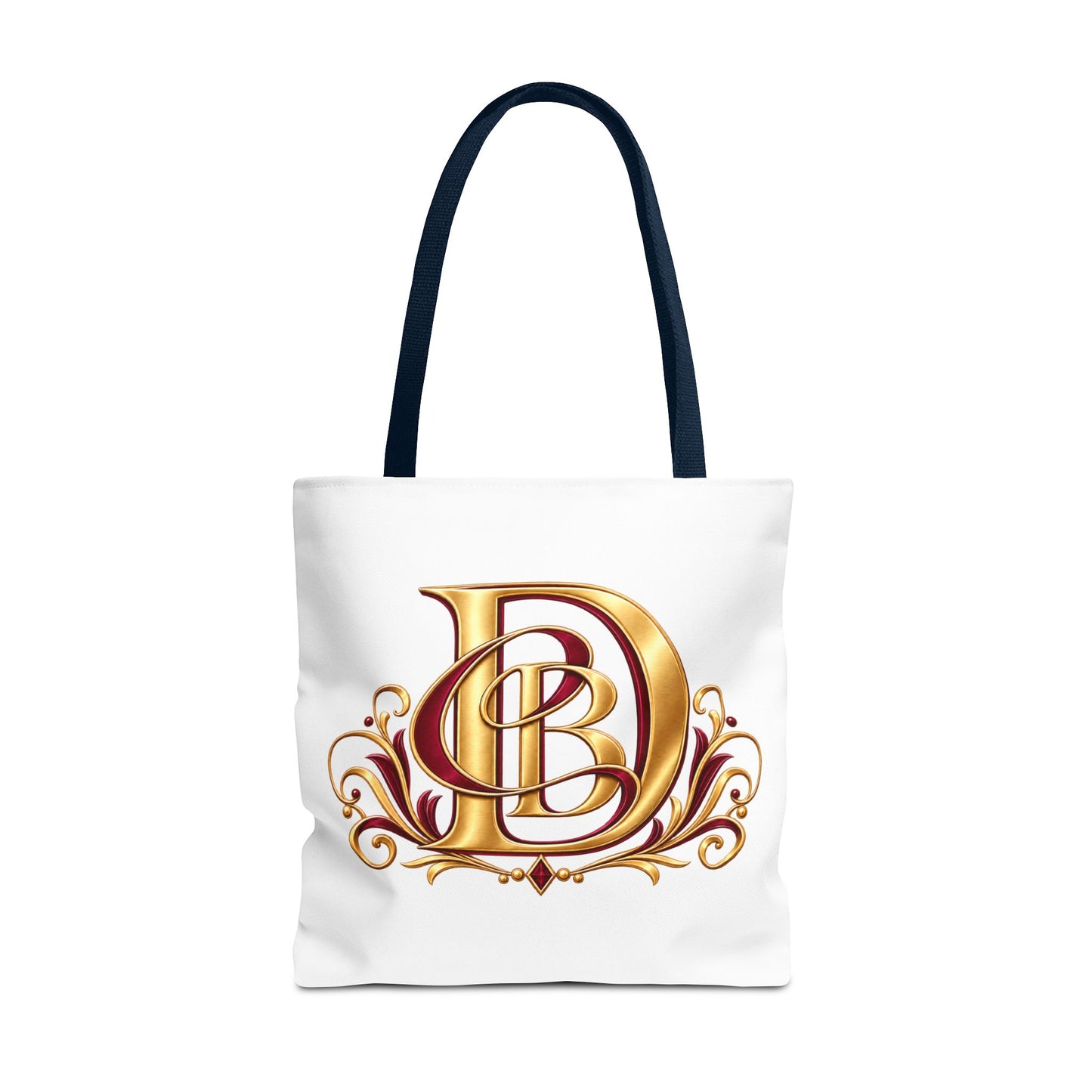 Monogram D Gold Ornate Tote Bag