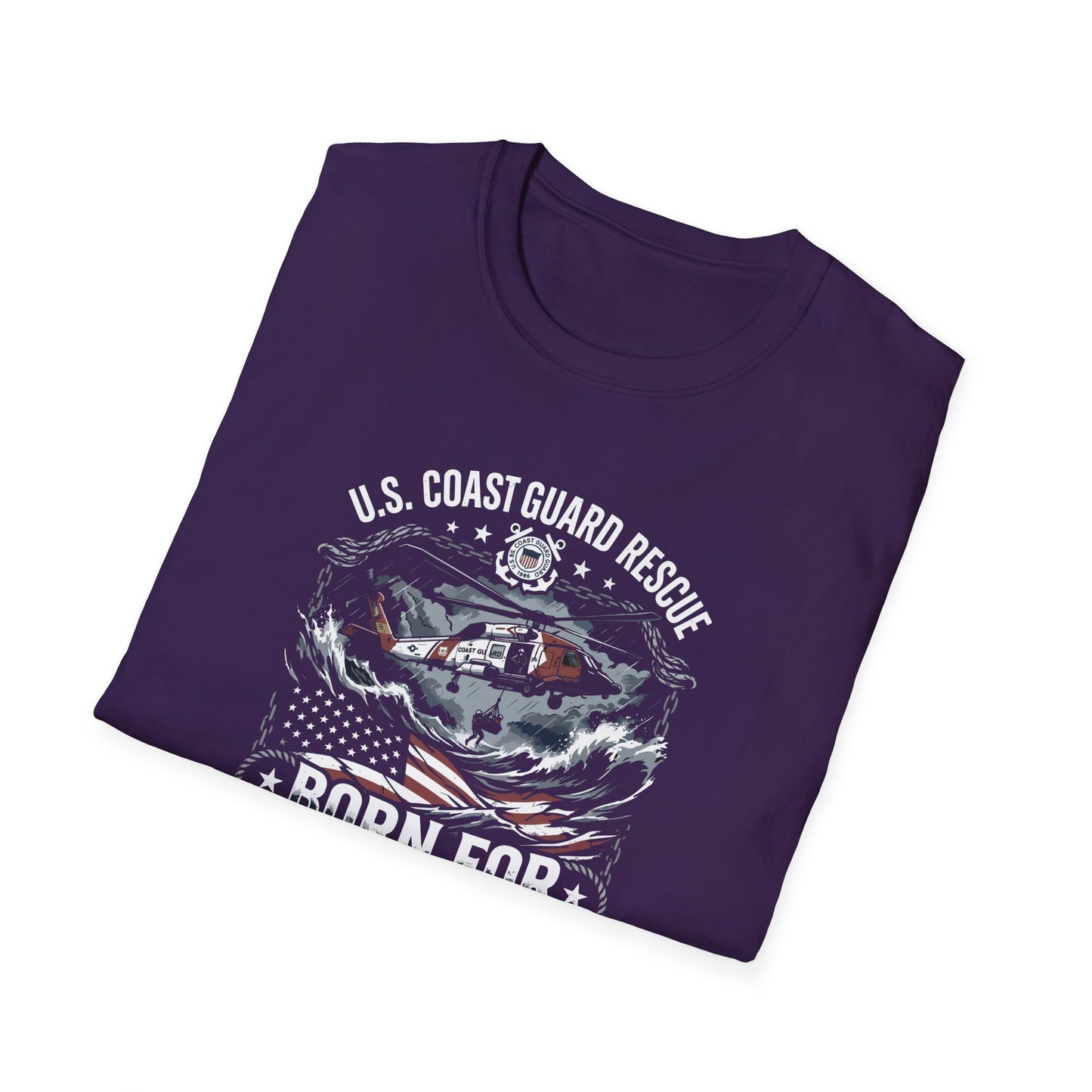 U.S Coast Guard Rescue Born for the Storm T-Shirt