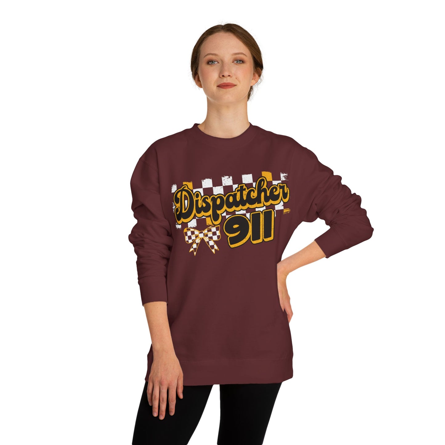 Dispatcher 911 Crewneck Sweatshirt — Emergency Dispatcher Gift