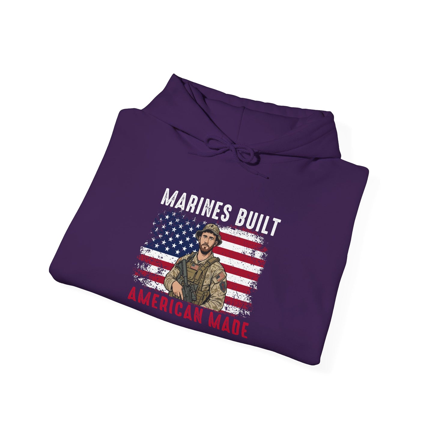 Marines Built American Made Hoodie