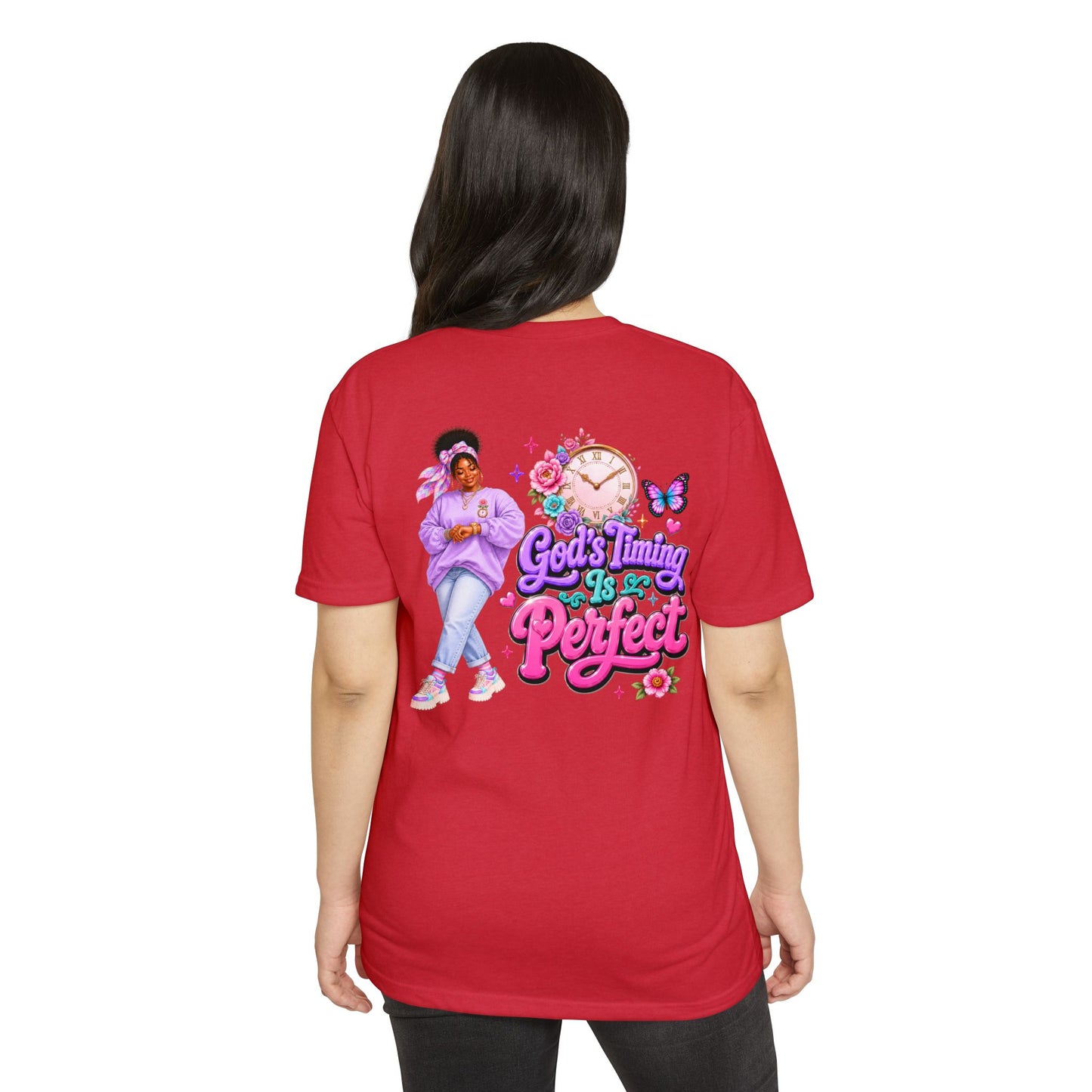God's Timing Is Perfect T-Shirt — Faith-Inspired Inspirational Tee