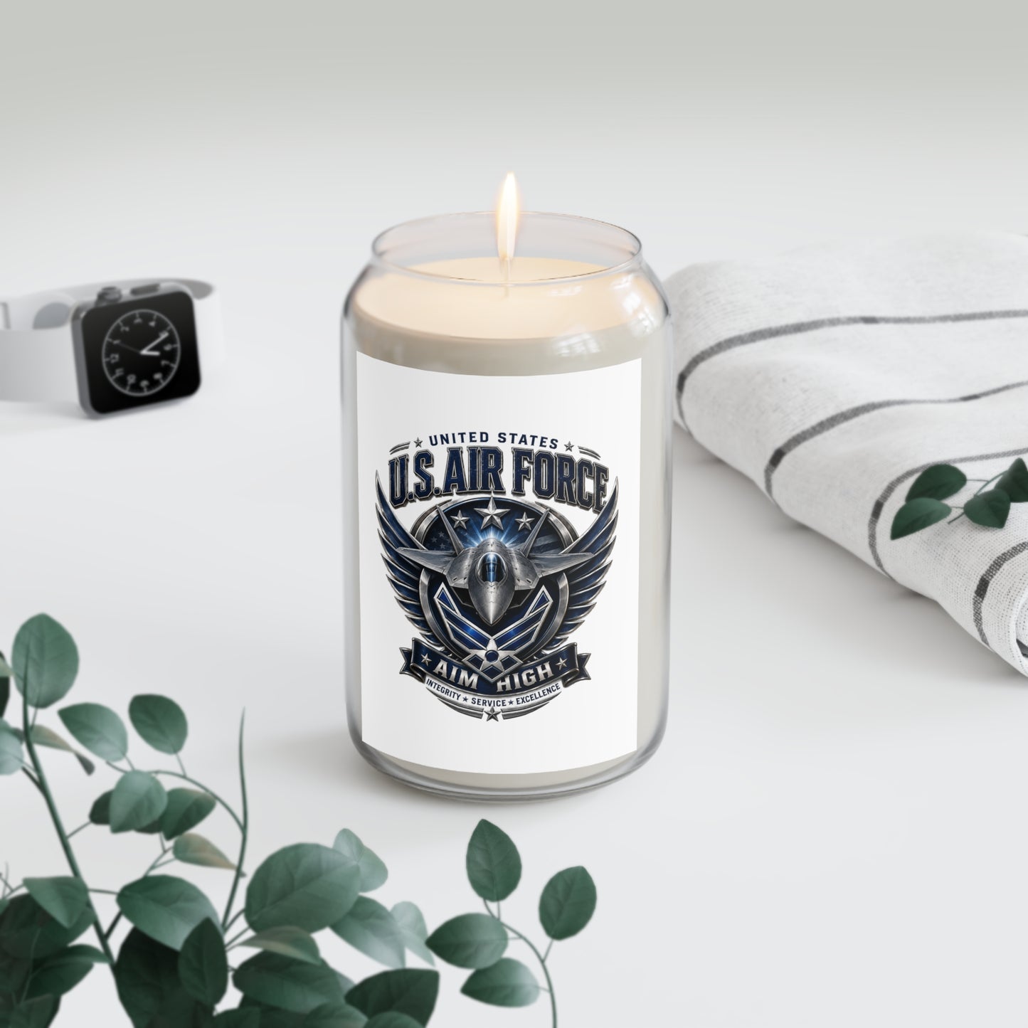 U.S. Air Force 'Aim High' Soy Candle — 13.75 oz Scented Jar