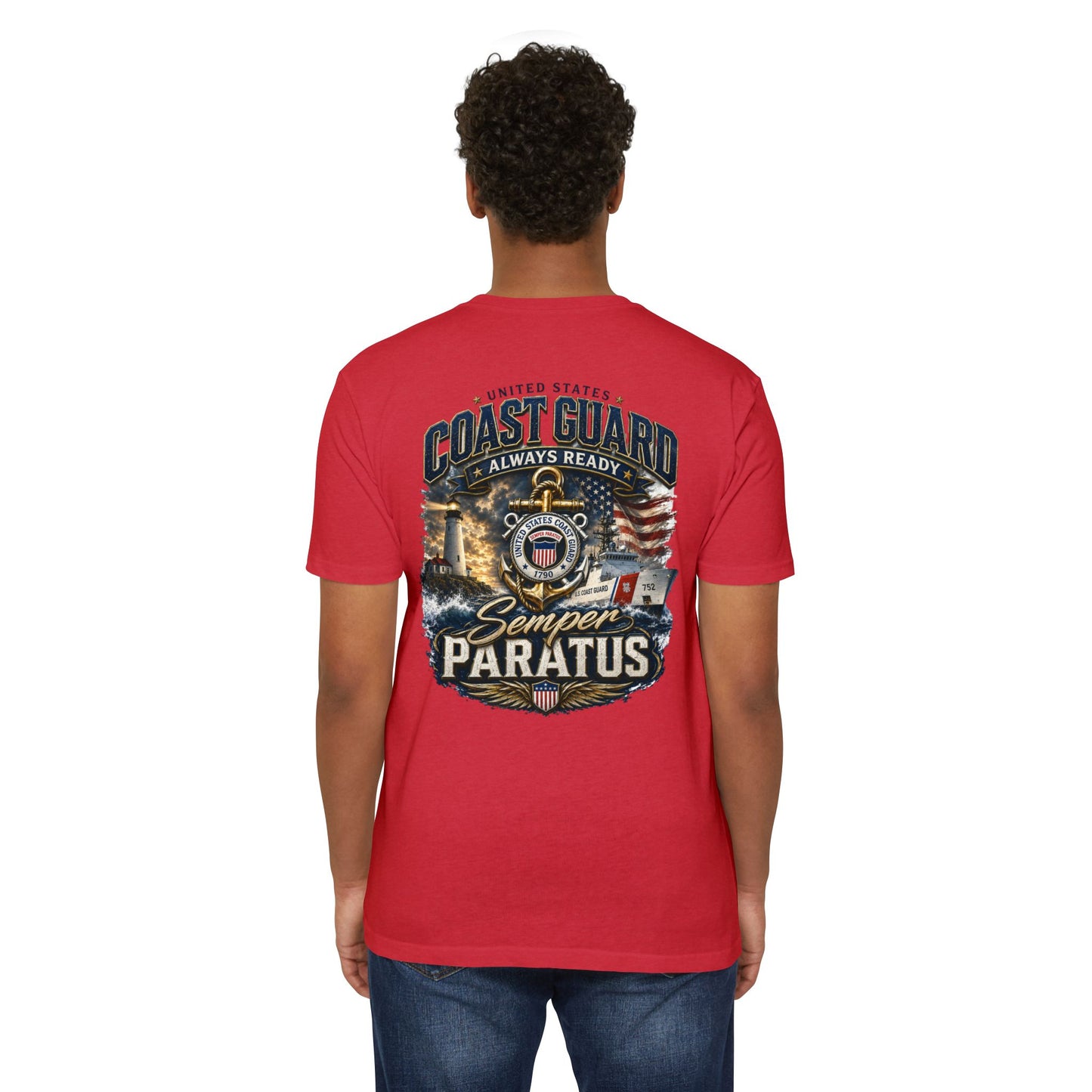 Coast Guard Semper Paratus T-Shirt – U.S. Coast Guard Veteran Tee