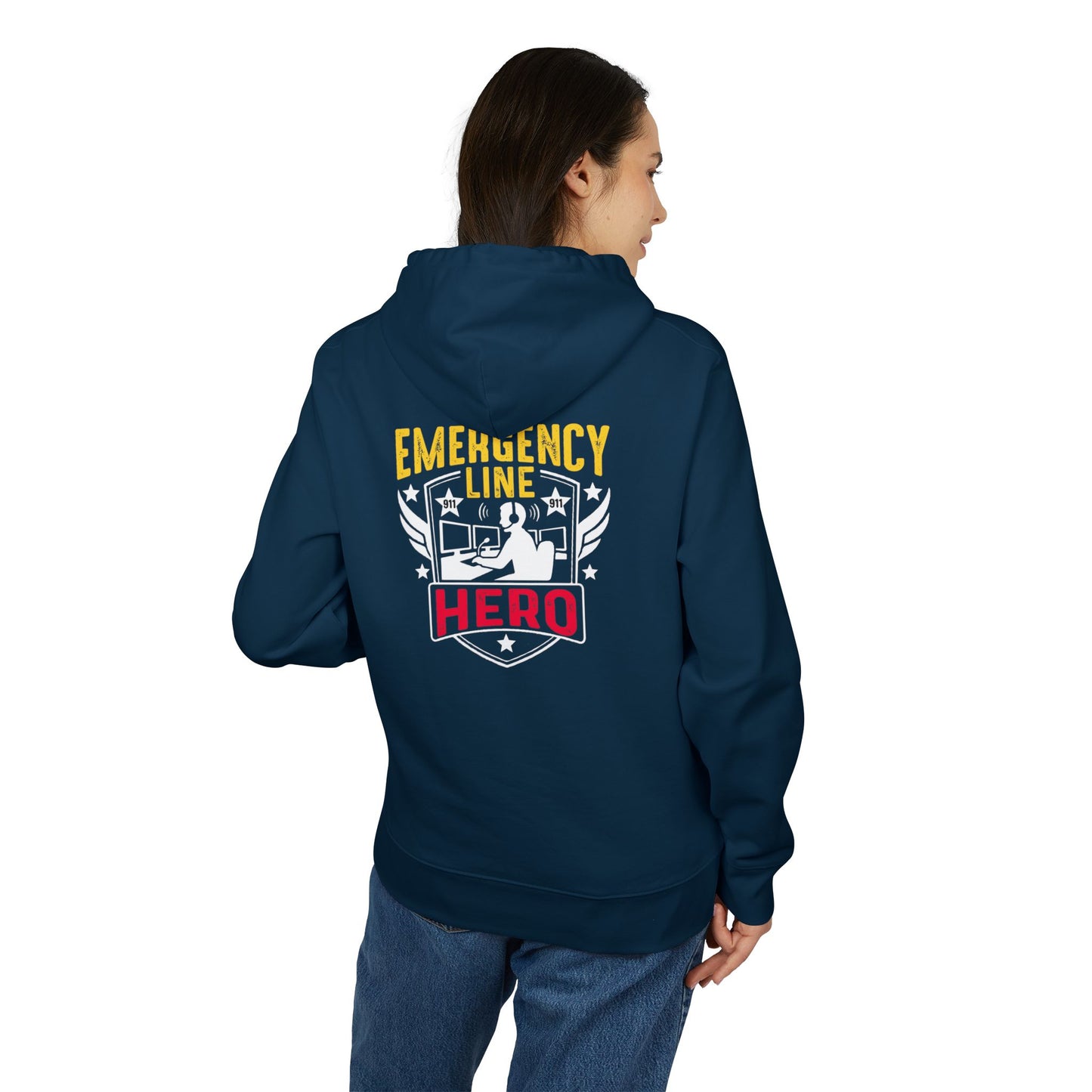 Emergency Line Hero Hoodie — EMS Dispatcher Tribute Pullover