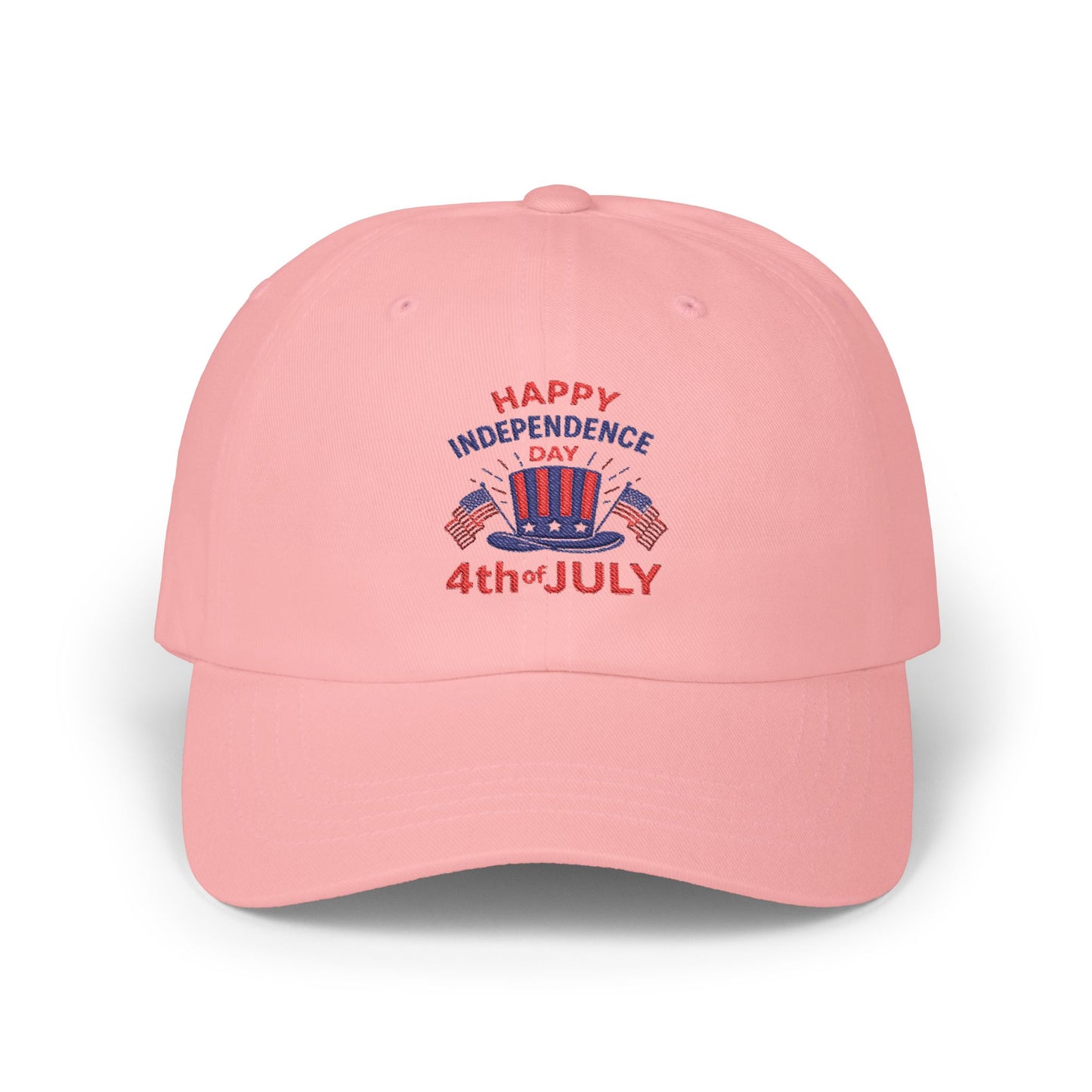 4th of July Dad Cap — "Happy Independence Day" Patriotic Baseball Hat