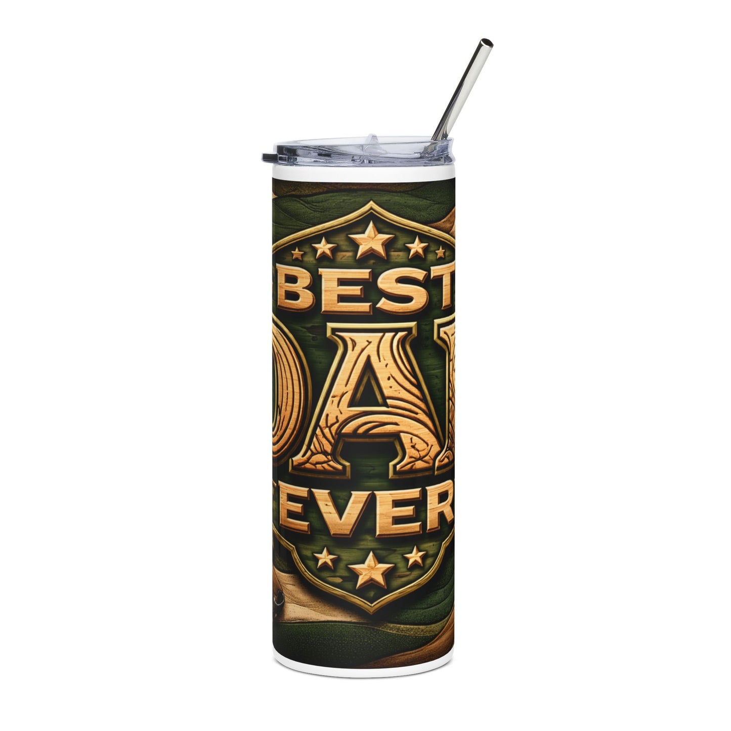 Best Dad Ever Stainless Steel Tumbler — 20oz Insulated Travel Cup