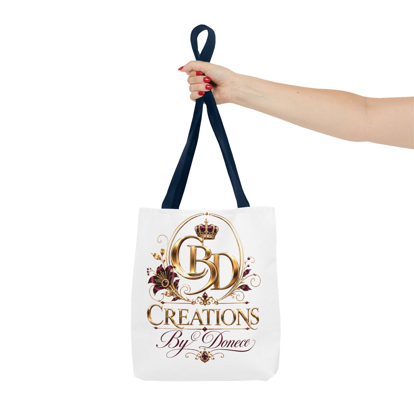 Creations By Donece Logo Tote Bag — Luxury Monogram Canvas Tote